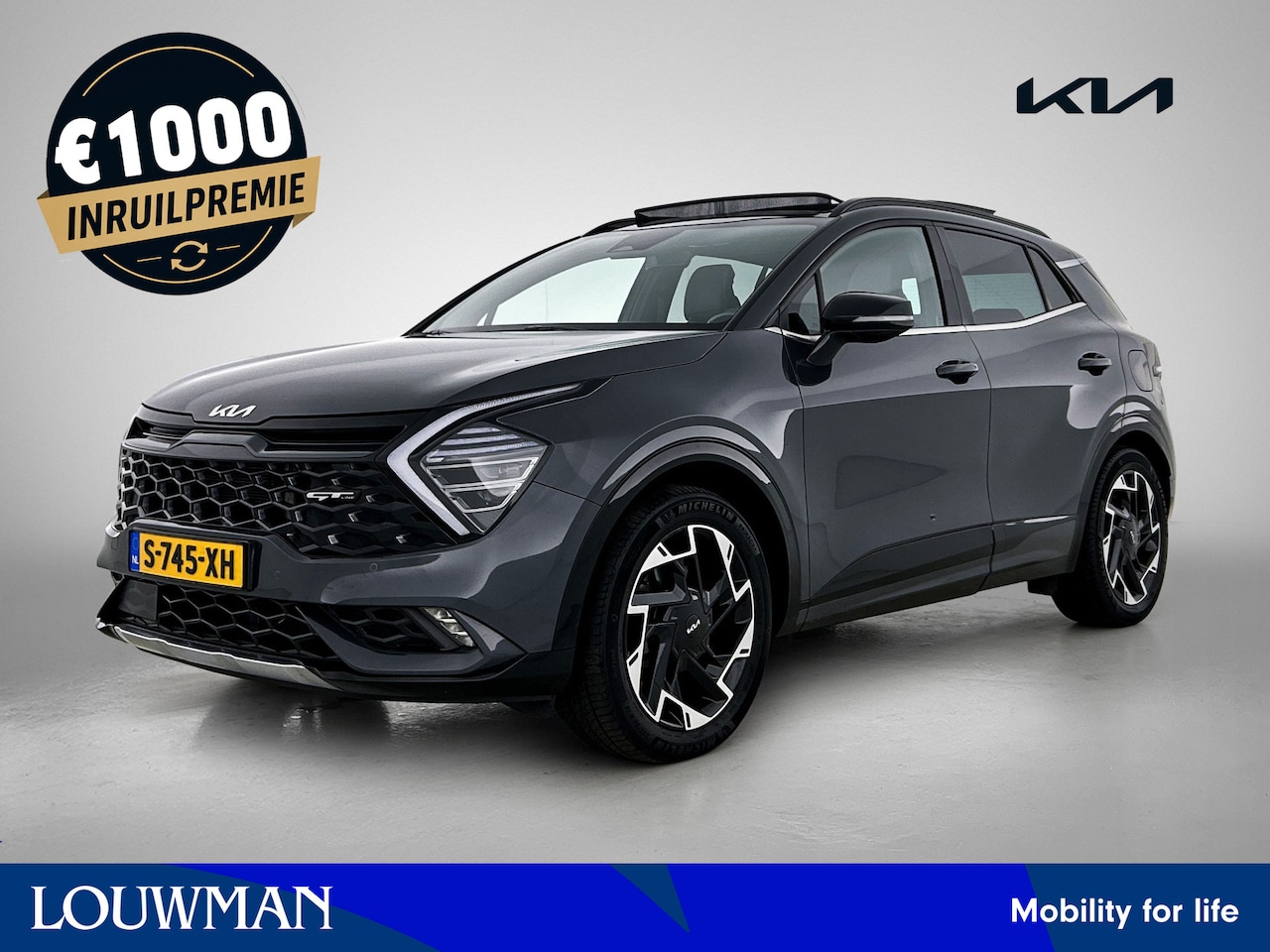 Kia Sportage - 1.6 T-GDi Plug-in Hybrid AWD GT-Line | Trekhaak | Panoramadak | Origineel Nederlands | €10 - AutoWereld.nl