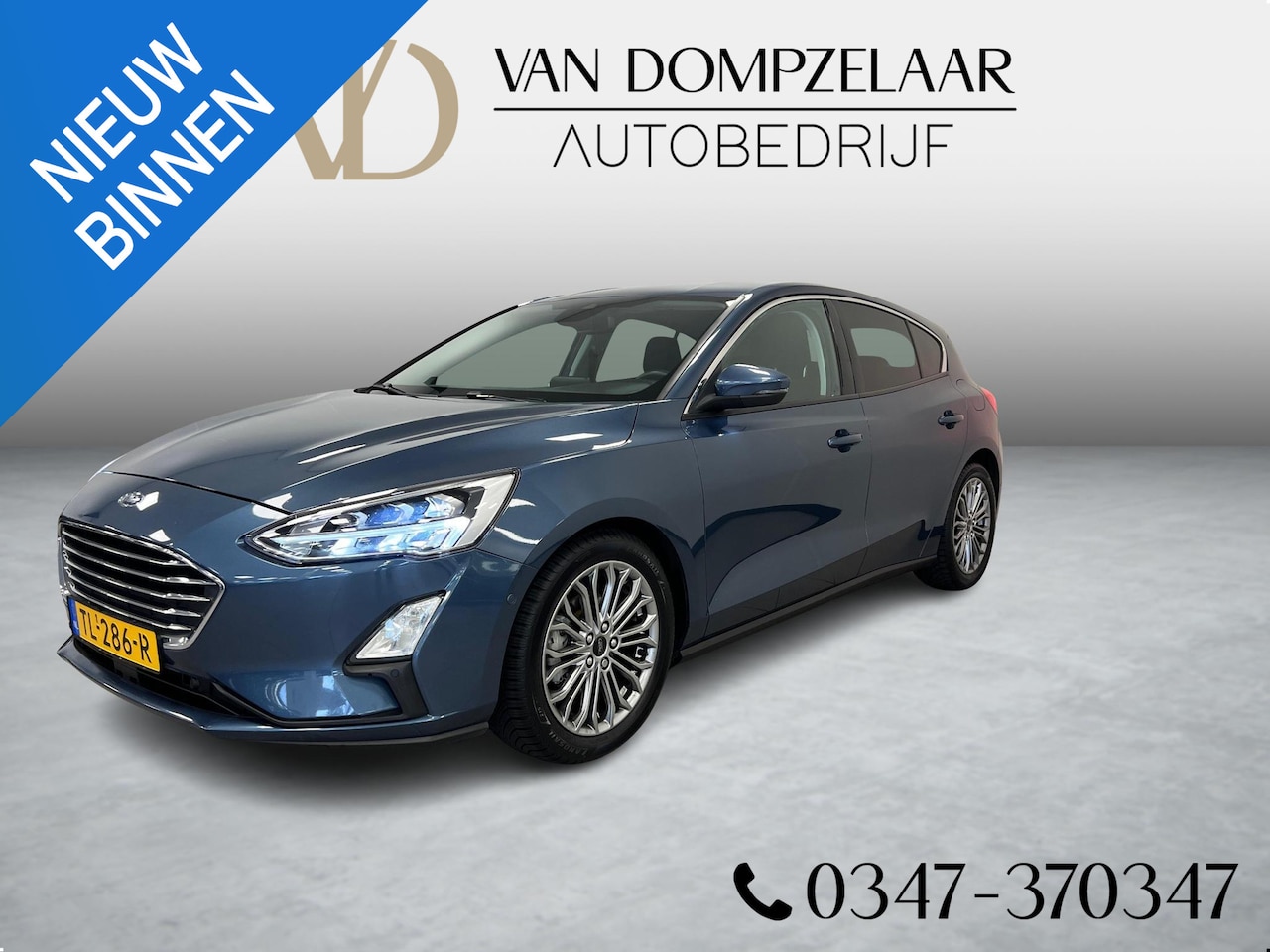 Ford Focus - 1.0 EcoBoost Titanium Business Stoel-stuurverw. / Navi / Cruise.C / - AutoWereld.nl
