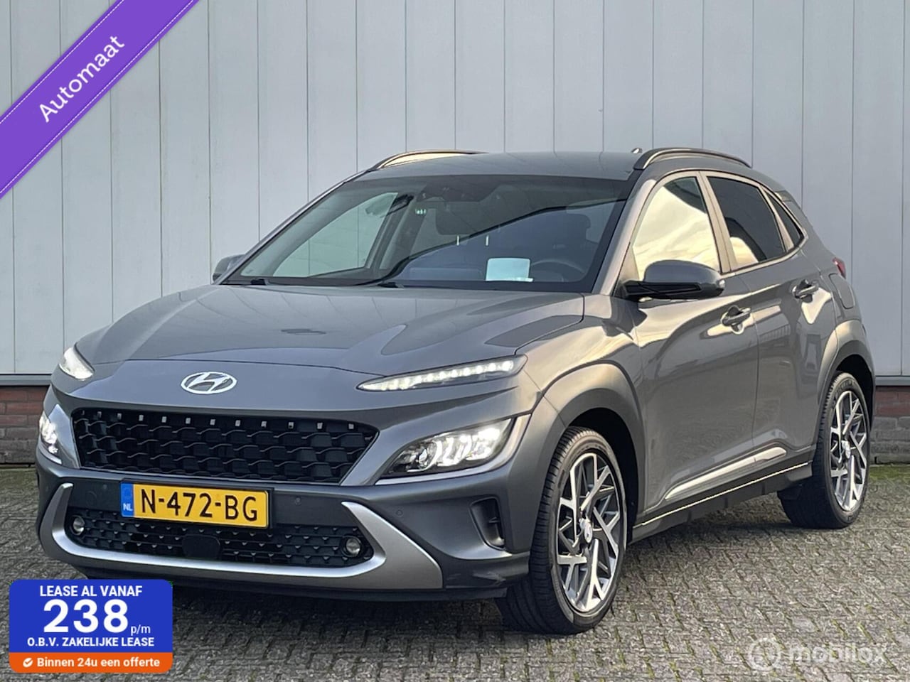 Hyundai Kona - 1.6 GDI HEV Premium Full Options – 2021 Facelift – Dealeronderhouden – Incl. BTW - AutoWereld.nl