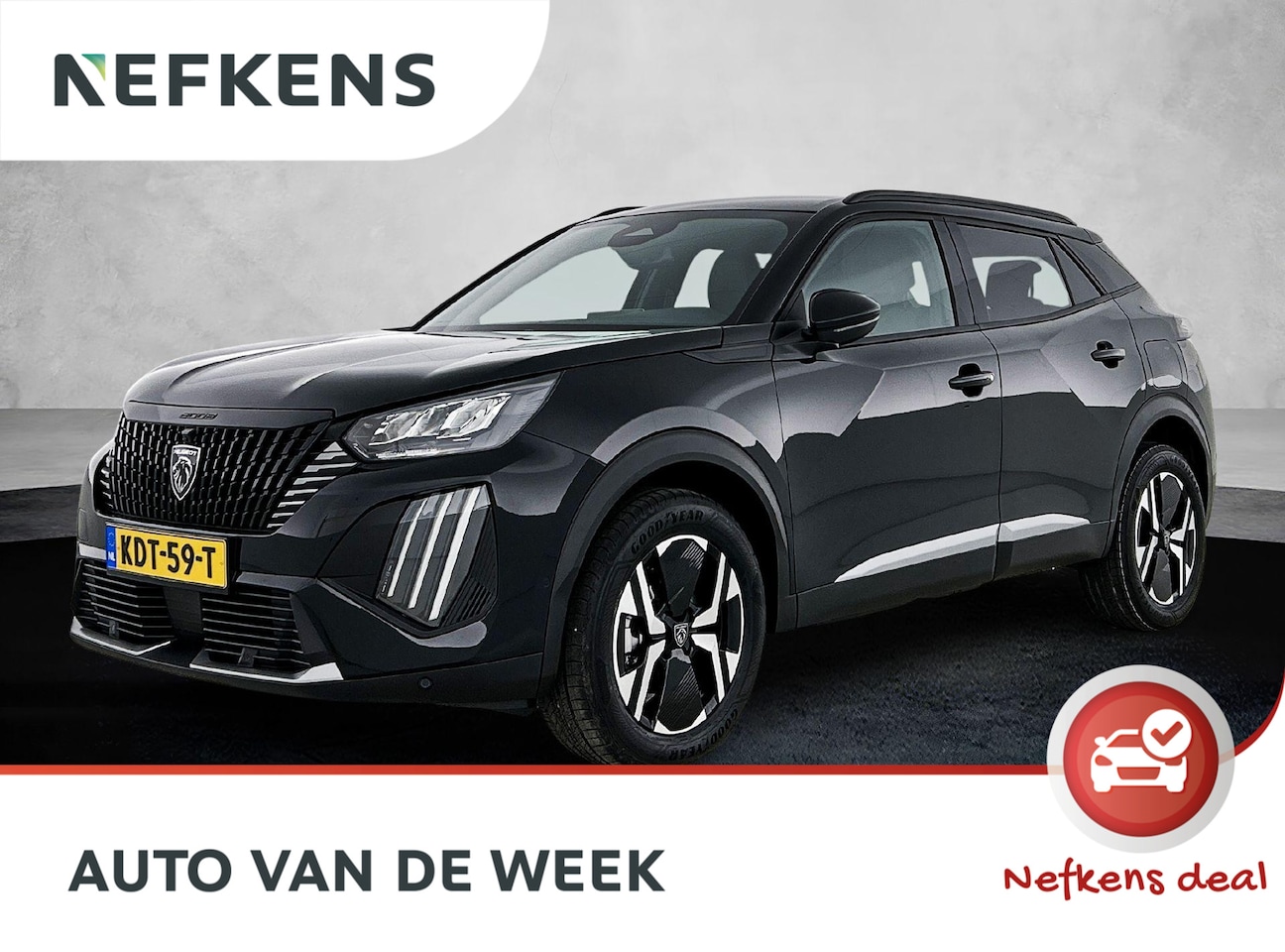 Peugeot 2008 - 1.2 Hybrid Allure 145pk Automaat | Navigatie | Camera | Parkeersensoren | LED | Lichtmetal - AutoWereld.nl