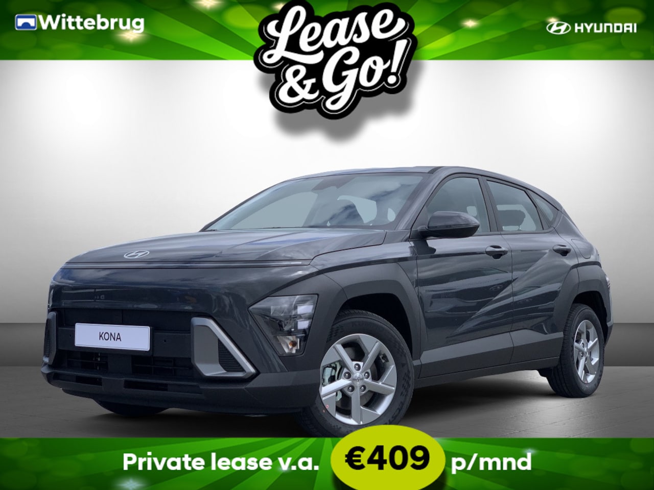Hyundai Kona - 1.6 GDI HEV E-Motion Full Hybride Automaat met Navigatie, Climate Control en Camera Privat - AutoWereld.nl