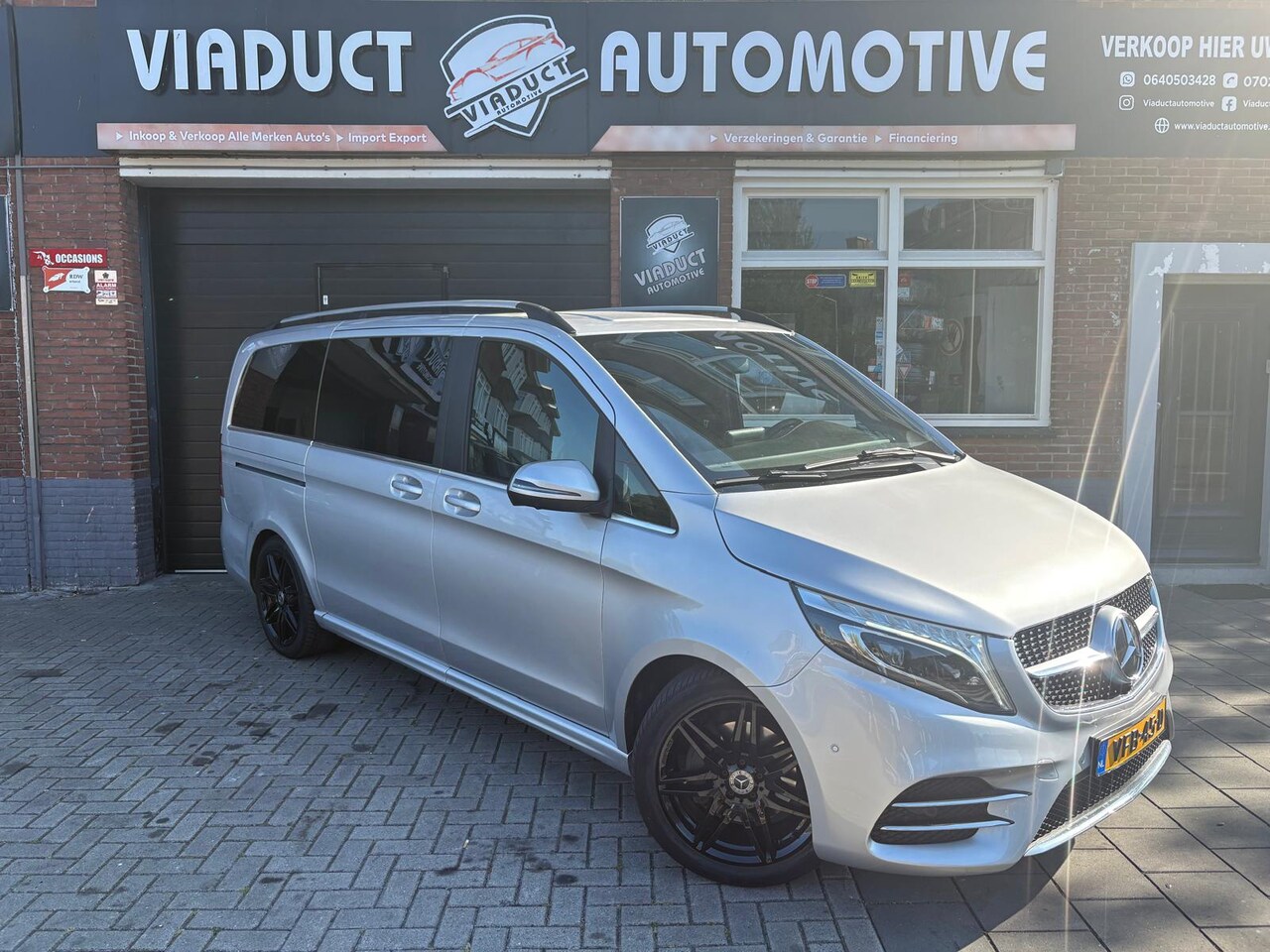 Mercedes-Benz V-klasse - 300d Lang DC Avantgarde Edition AMG Burmester 360 Camera NL Auto - AutoWereld.nl