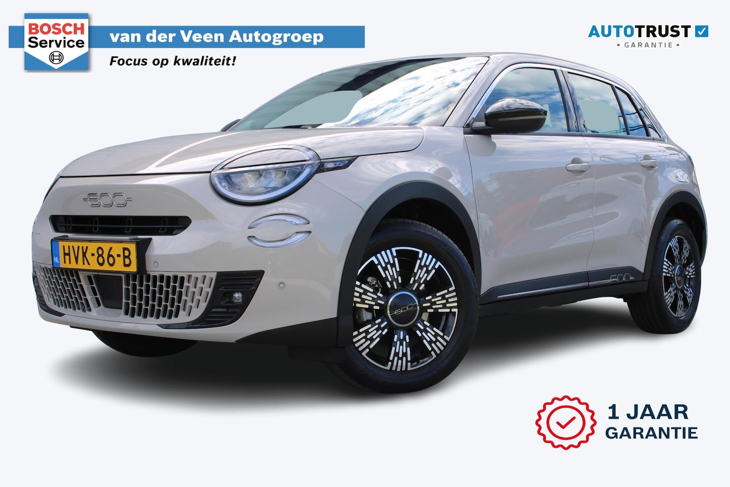 Fiat 600 - 1.2 Hybrid Pop | Incl. 12 maanden garantie | Cruise control | Parkeercamera | Apple carpla - AutoWereld.nl