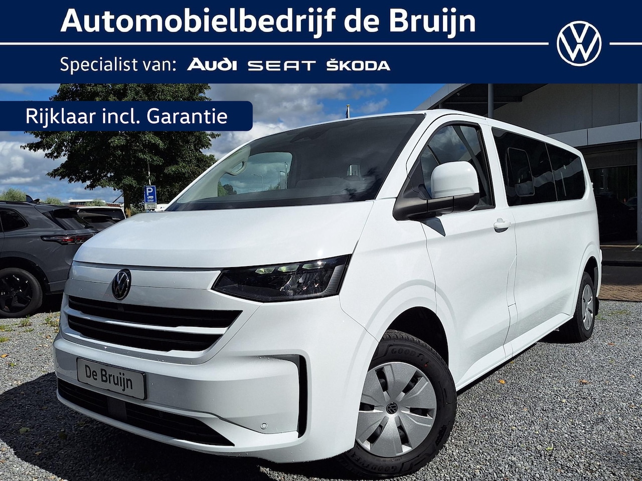 Volkswagen e-Transporter Kombi - L2 64 kWh 9p (46950 incl btw,Camera,Pomp,Achterdeuren) - AutoWereld.nl