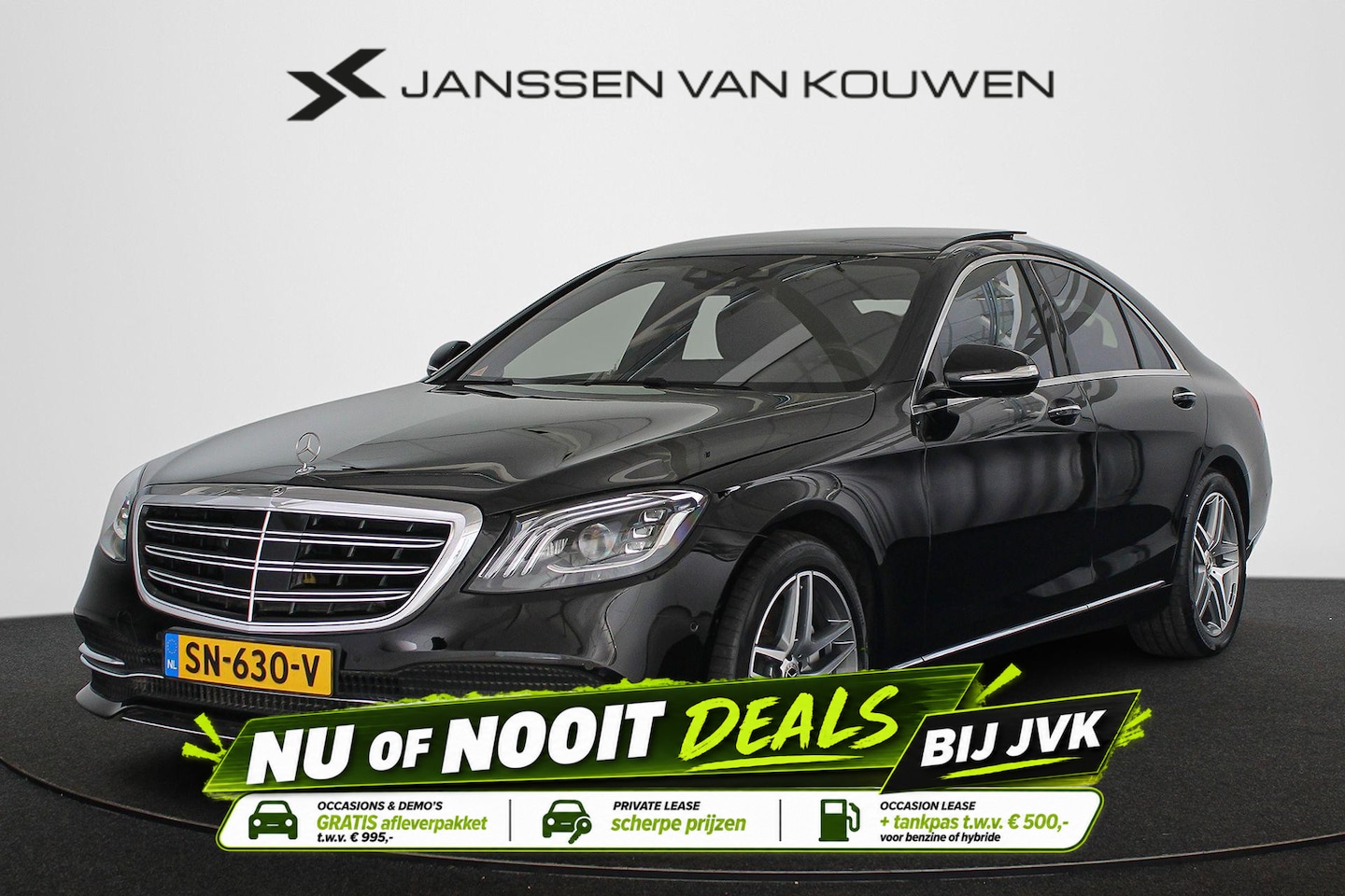 Mercedes-Benz S-klasse - 500 Panoramadak Rear Entertainment Nightvision Multibeam Luxe - AutoWereld.nl