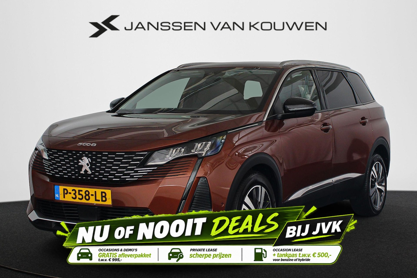 Peugeot 5008 - 1.2 PureTech Allure Pack Business Automaat 7p. Trekhaak Stoelverwarming - AutoWereld.nl