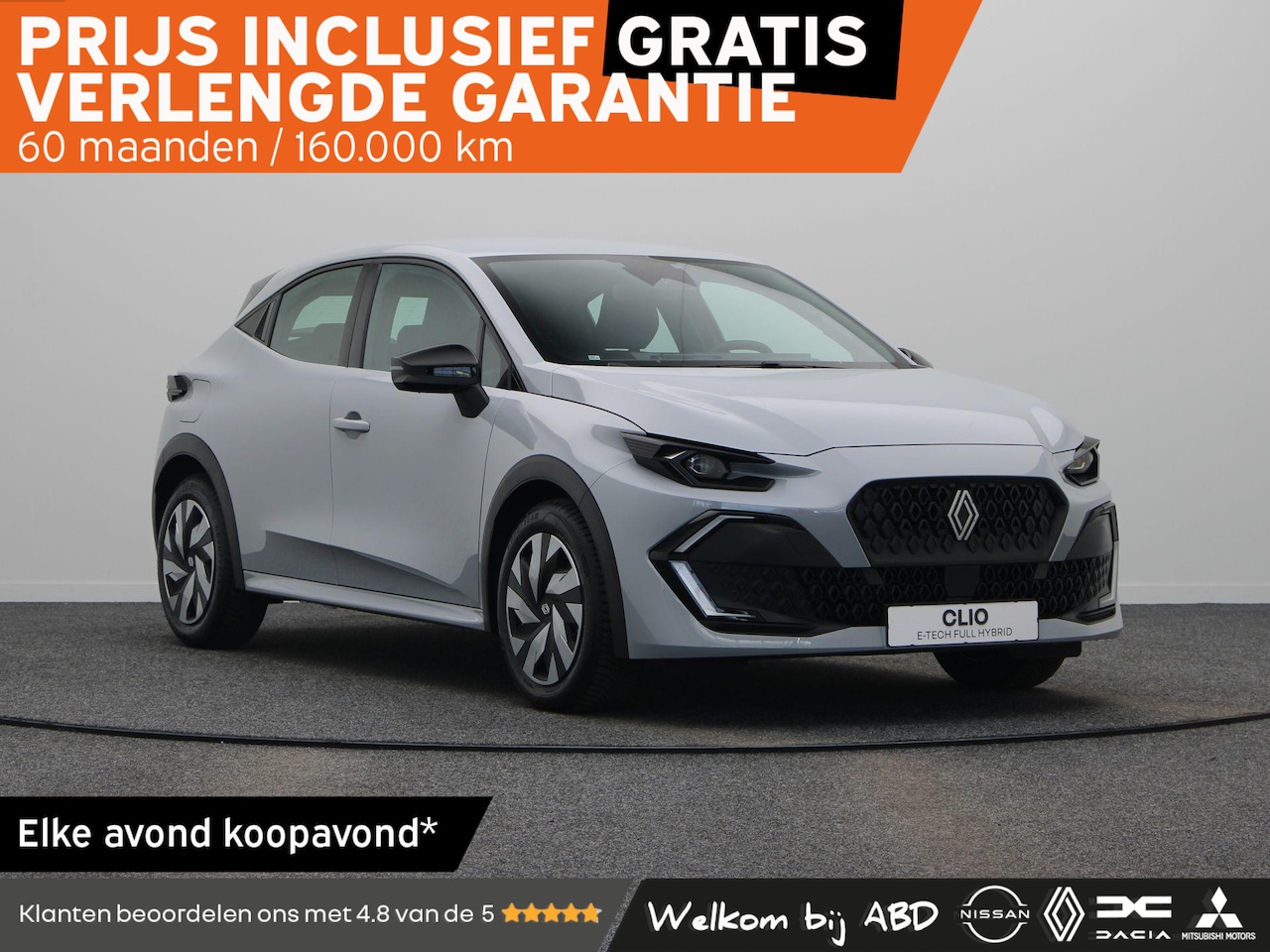 Renault Clio - Hybrid 160pk evolution | Vijf jaar garantie | All season banden | Adaptieve cruise control - AutoWereld.nl