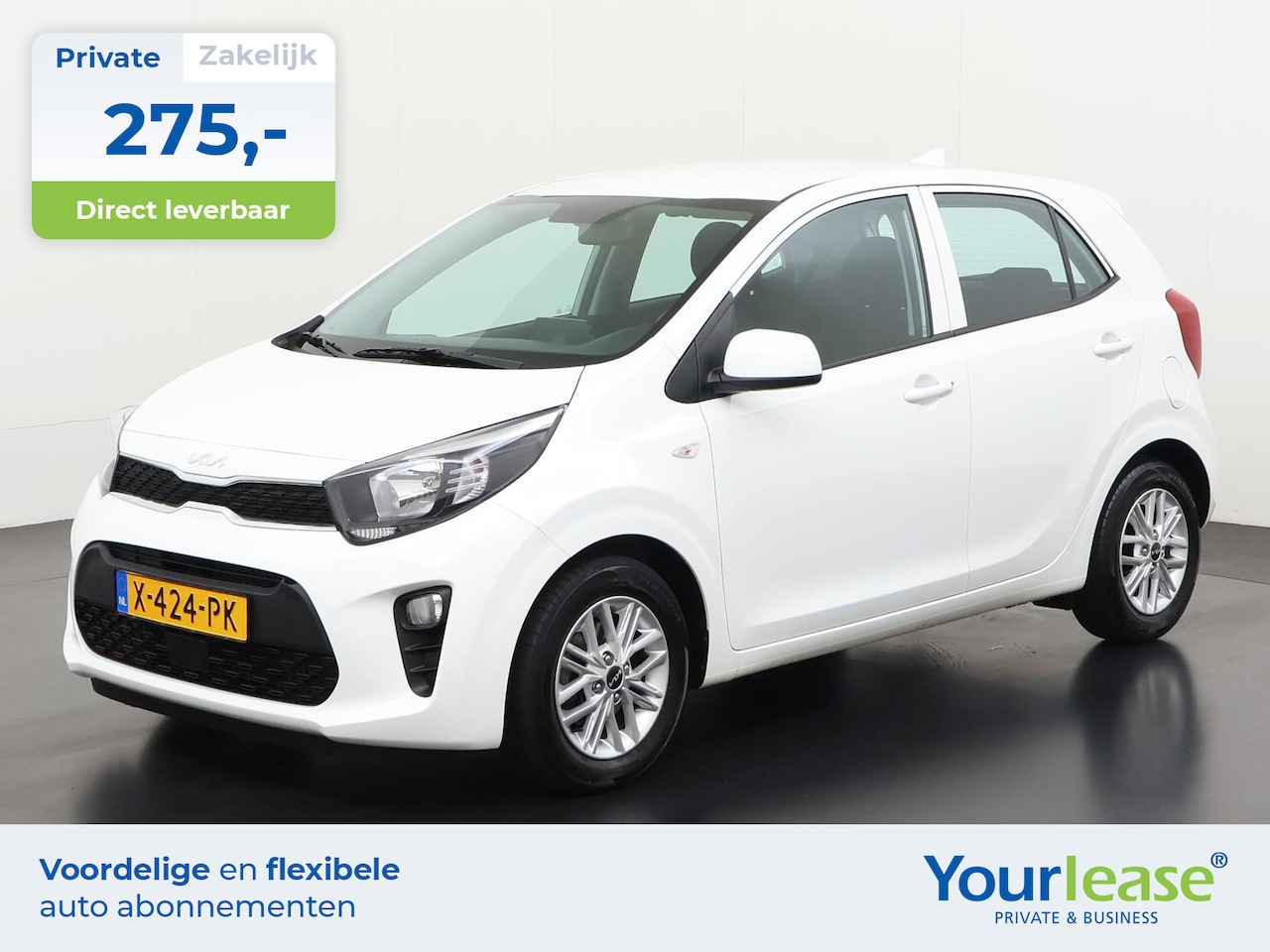 Kia Picanto - 1.0 DPi DynamicLine | All-in 275,- Private Lease | Direct uit voorraad - AutoWereld.nl