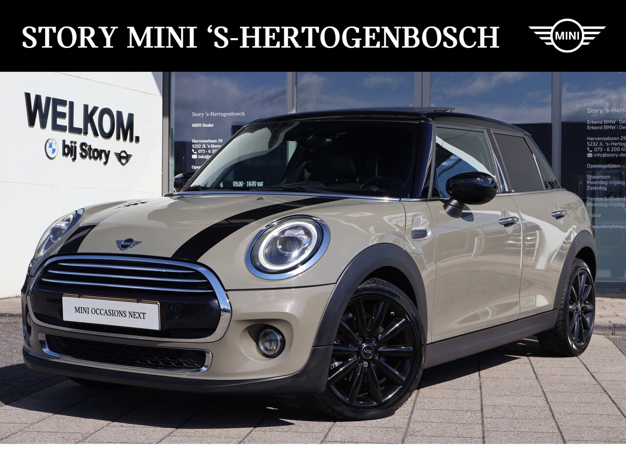 MINI Cooper - Hatchback Salt / Panoramadak / Comfort Access / LED / Extra getint glas achter / Cruise Co - AutoWereld.nl