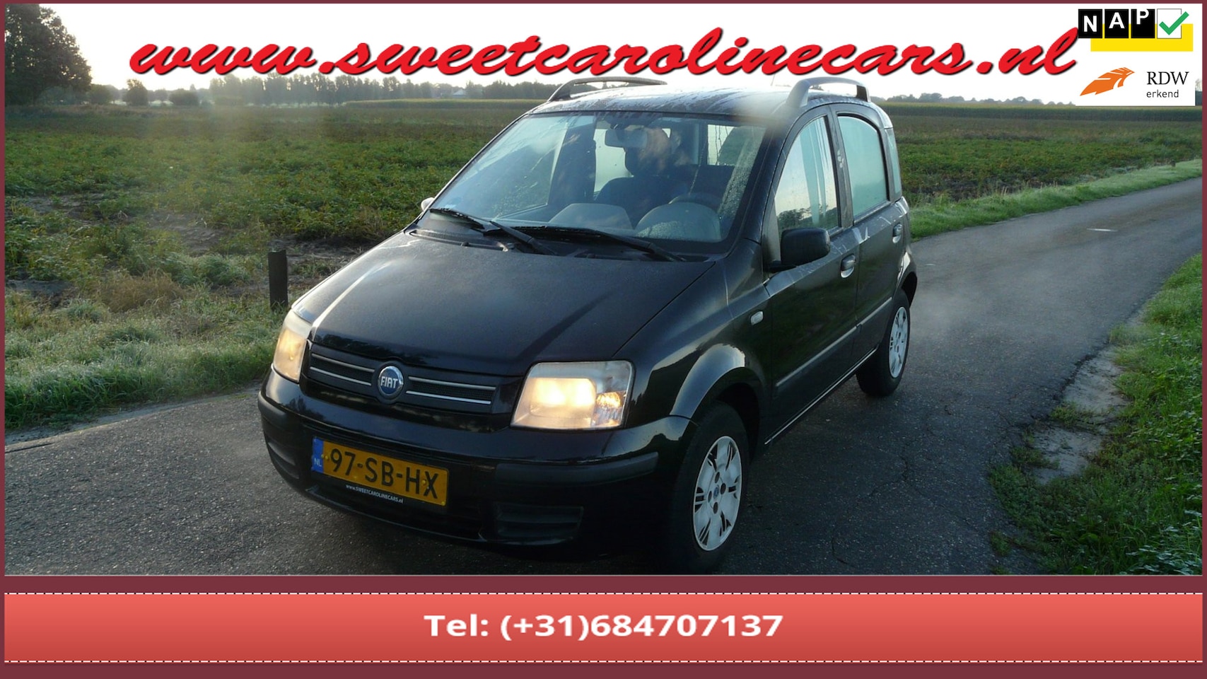 Fiat Panda - 1.2 Dynamic 1.2 Dynamic,Airco,Elec.pakket! - AutoWereld.nl