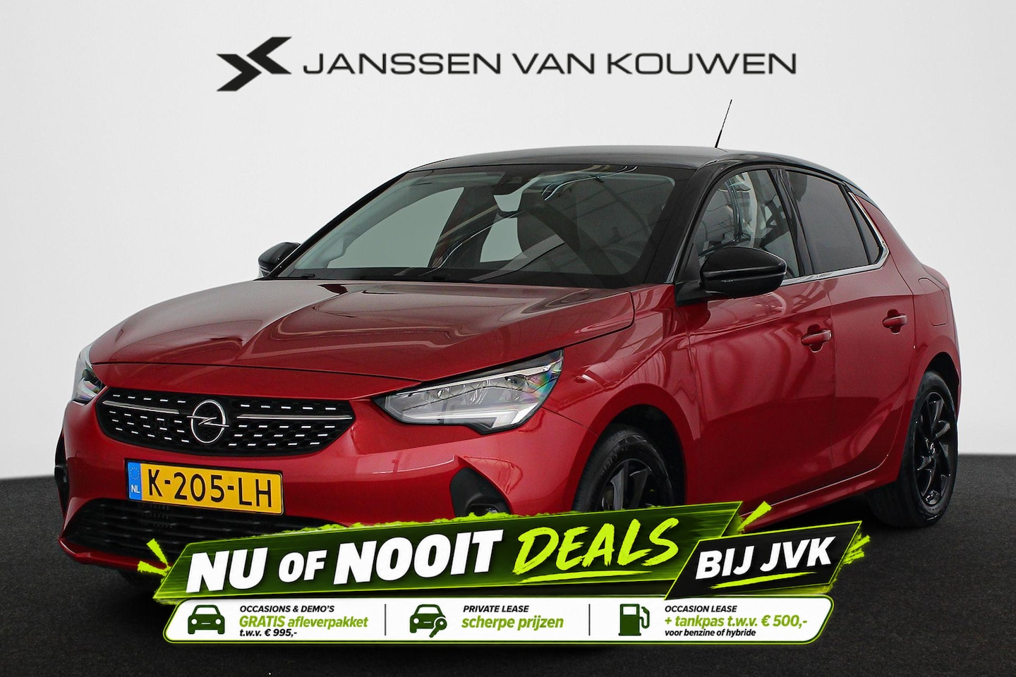 Opel Corsa - 1.2 Elegance 100PK Apple Carplay Airco LED Koplampen - AutoWereld.nl