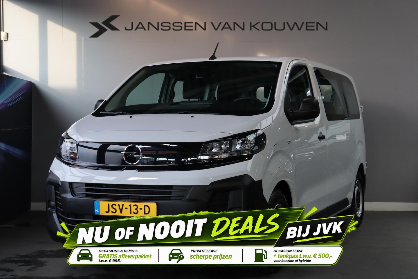 Opel Vivaro Combi Electric - L2 75 kWh / 9-persoons / Demo - AutoWereld.nl
