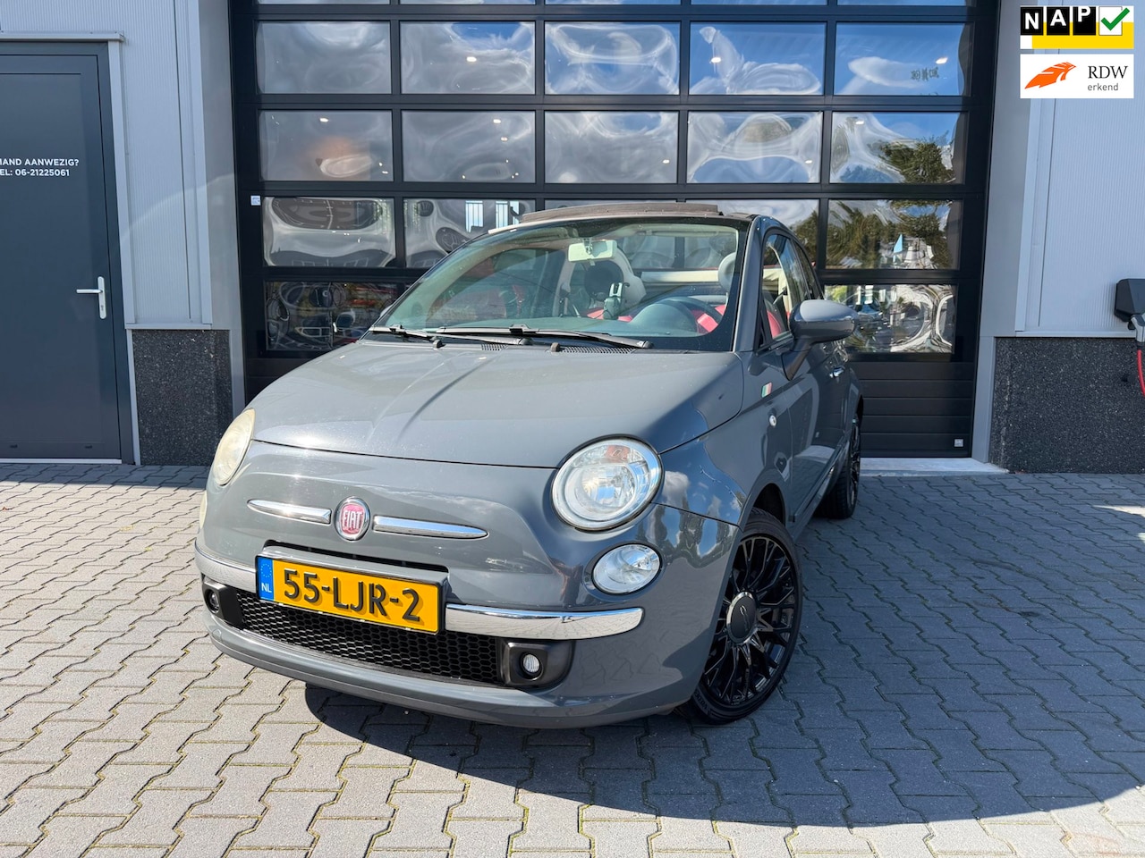 Fiat 500 C - 1.2 Lounge automaat nieuwe distributie en banden - AutoWereld.nl