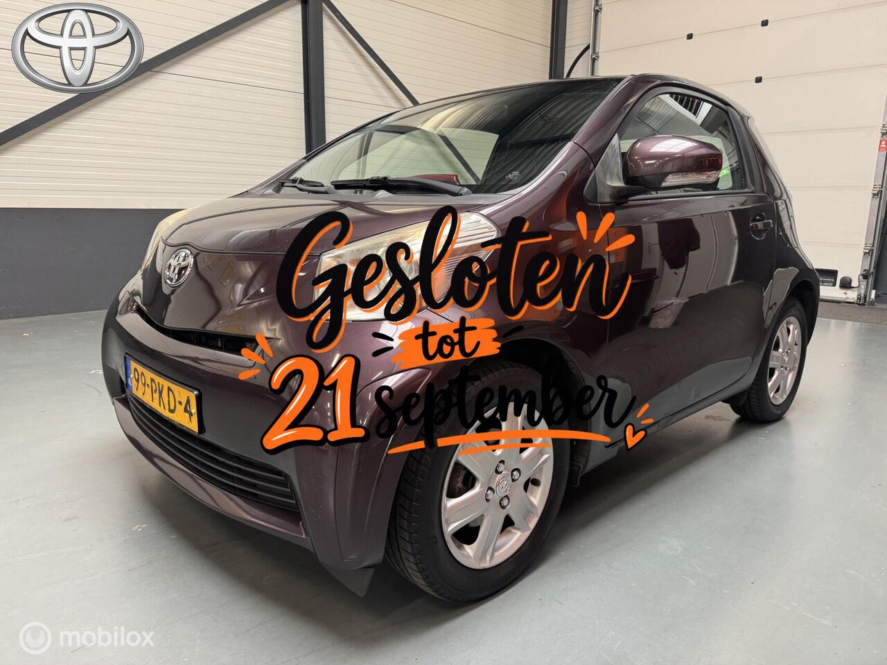 Toyota iQ - 1.0 VVTi Automaat Airco|1e Eig|Dealer onderhouden! - AutoWereld.nl