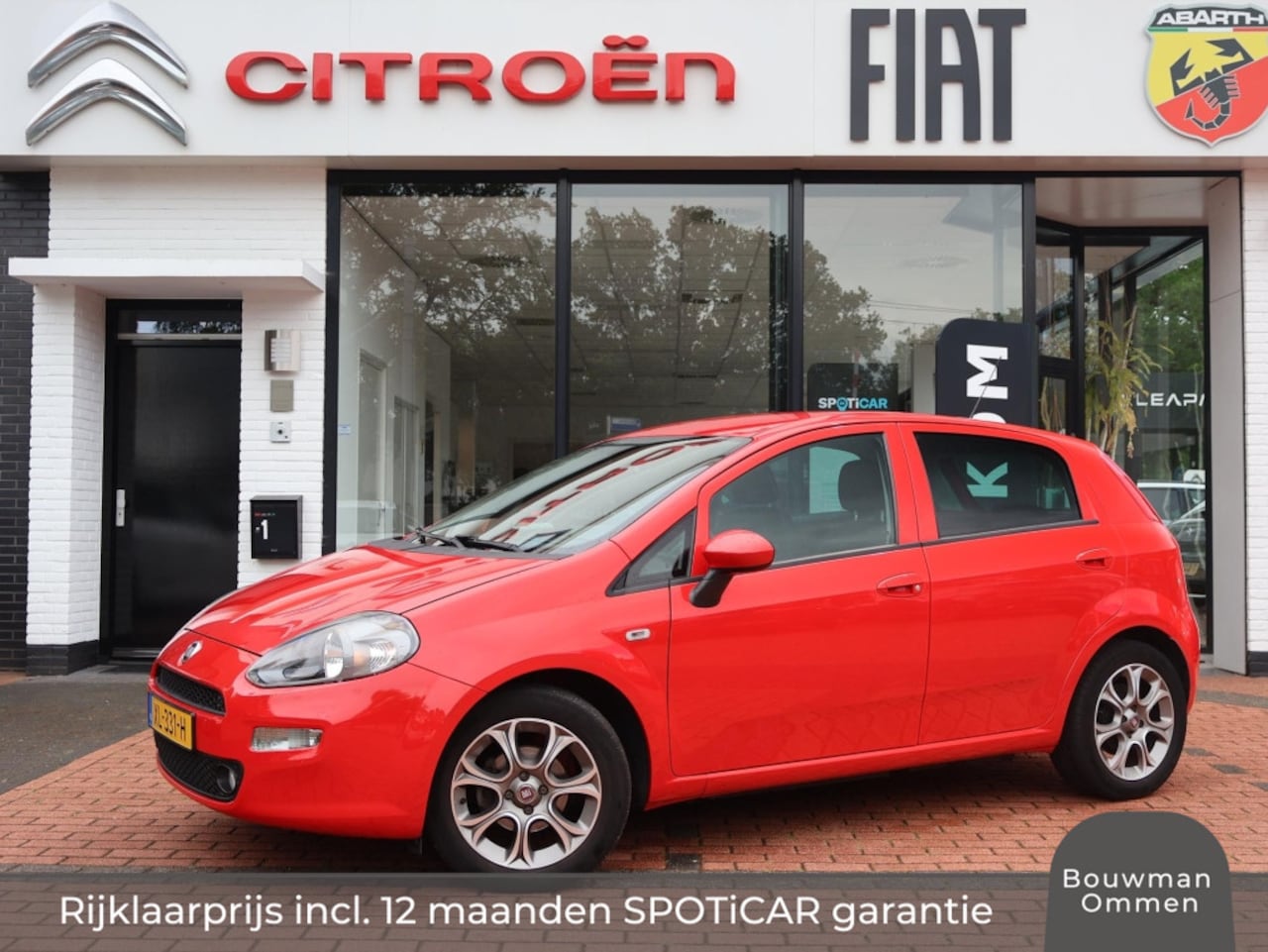 Fiat Punto - 0.9 TwinAir Turbo 100PK 5drs Sempre, Rijklaarprijs | Navigatie | Trekhaak | Climate contro - AutoWereld.nl