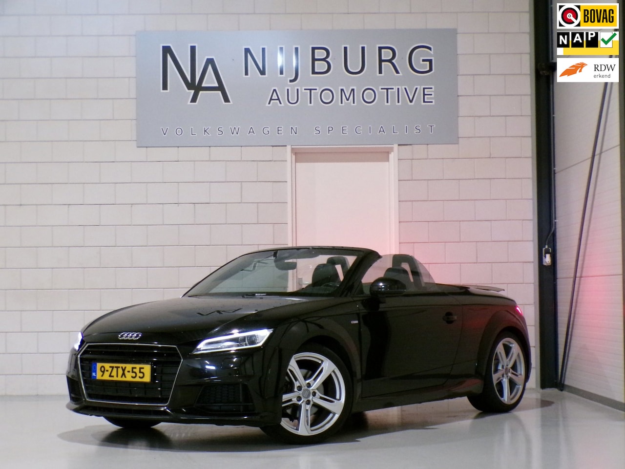Audi TT Roadster - 2.0 TFSI S-Line "Origineel NL!' 2x S line Apple-Carplay Stoelverwarming Xenon-LED Leer/Alc - AutoWereld.nl