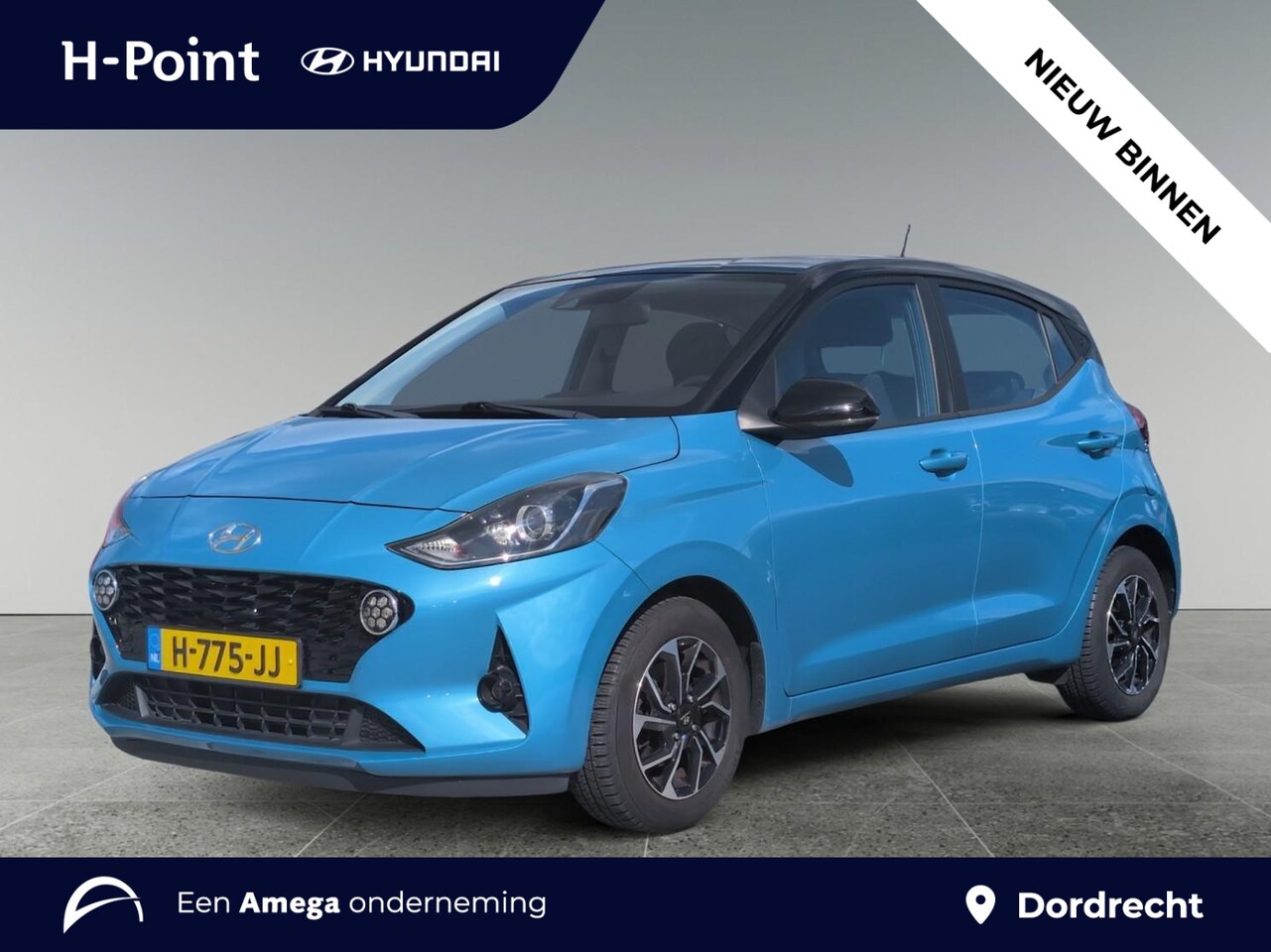 Hyundai i10 - 5-deurs Premium 1.0 MPi 67pk | DAKKLEUR ZWART | CLIMA | NAVI | APPLE CARPLAY / ANDROID AUT - AutoWereld.nl