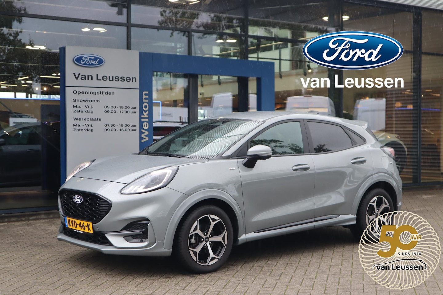 Ford Puma - 155PK HYBRID ST-LINE-X AUTOMAAT WINTERPACK EL-ACHTERKLEP 360-CAMERA HALF-LEDER ADAP. CRUIS - AutoWereld.nl