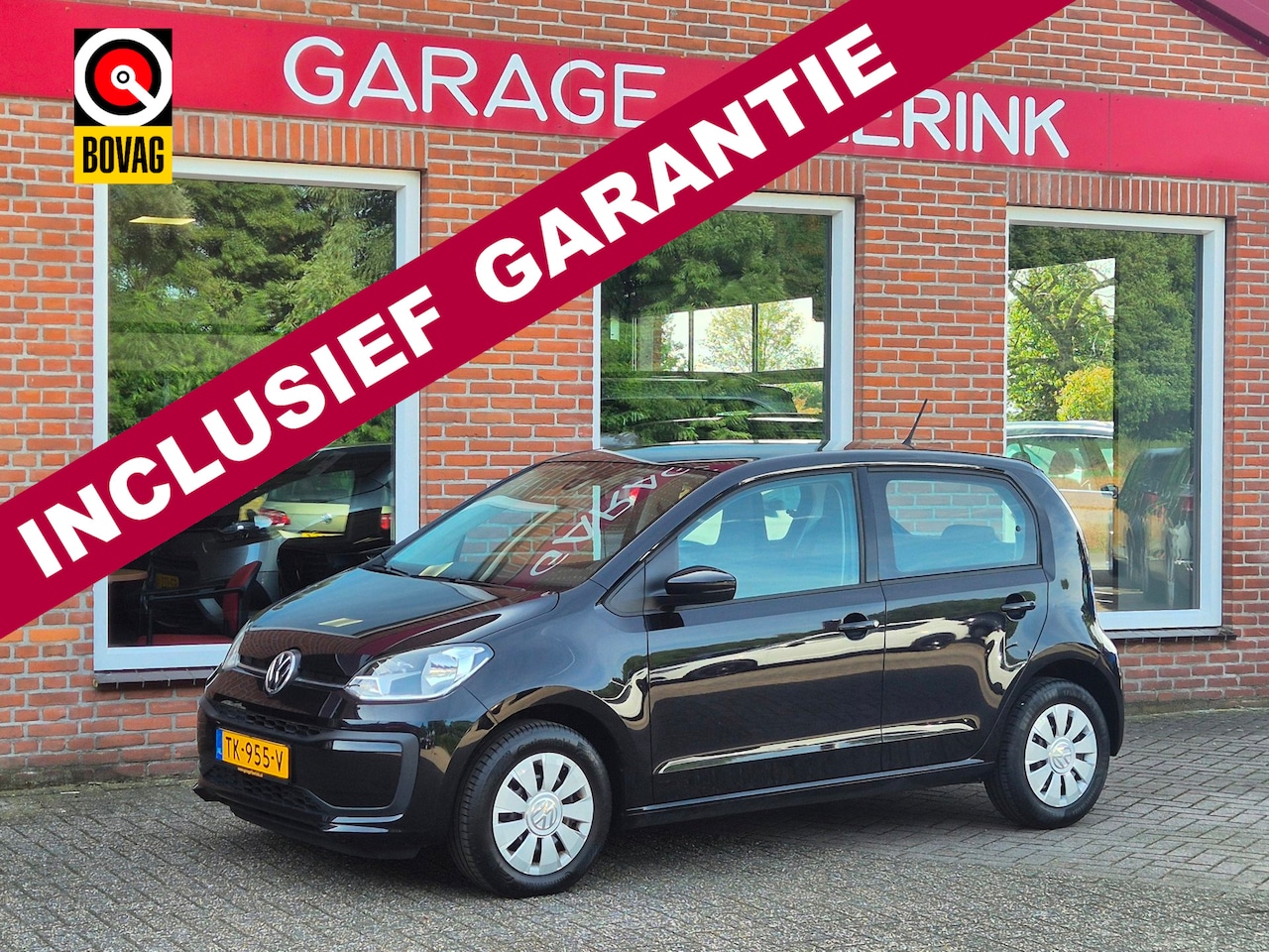 Volkswagen Up! - 1.0 BMT move up! 60PK 5drs airco, navi, carkit, elektr.ramen, dab - AutoWereld.nl