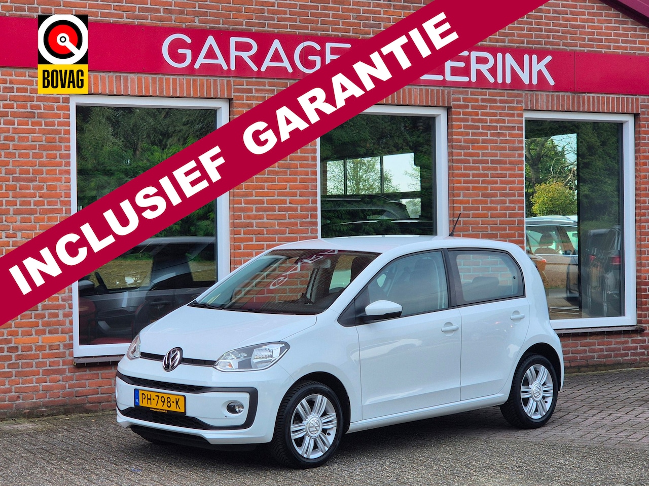 Volkswagen Up! - 1.0 BMT high up! 75PK 5drs airco, cruise, pdc, lmv, elektr.ramen, navi, bluetooth - AutoWereld.nl