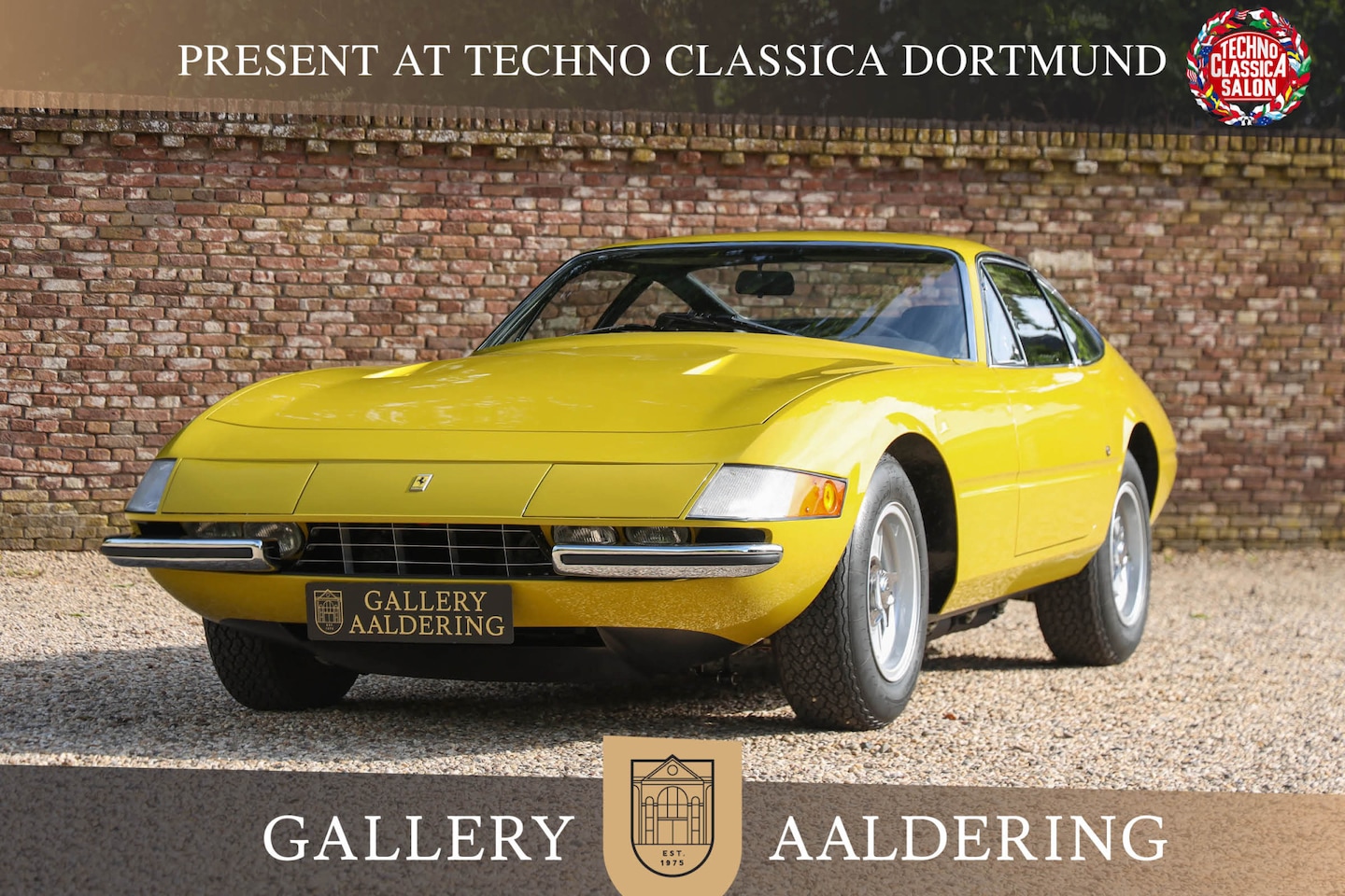 Ferrari 365 - GTB/4 Daytona "Left the factory in Giallo Senape" “Giallo Senape” - only 9 were ever deliv - AutoWereld.nl
