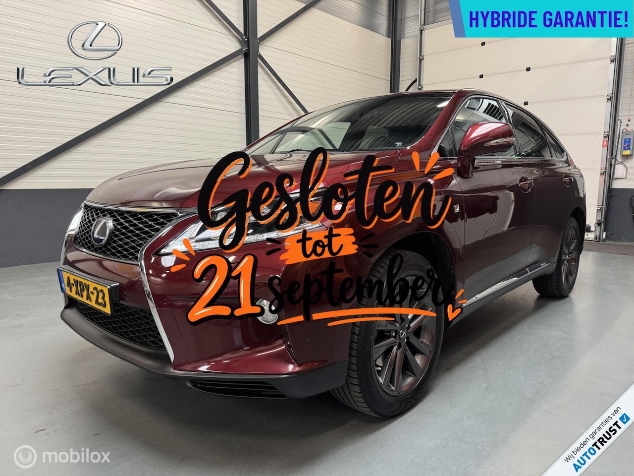 Lexus RX 450h - 4WD F-Sport Schuifdak|Trekhaak|NL-Auto! - AutoWereld.nl