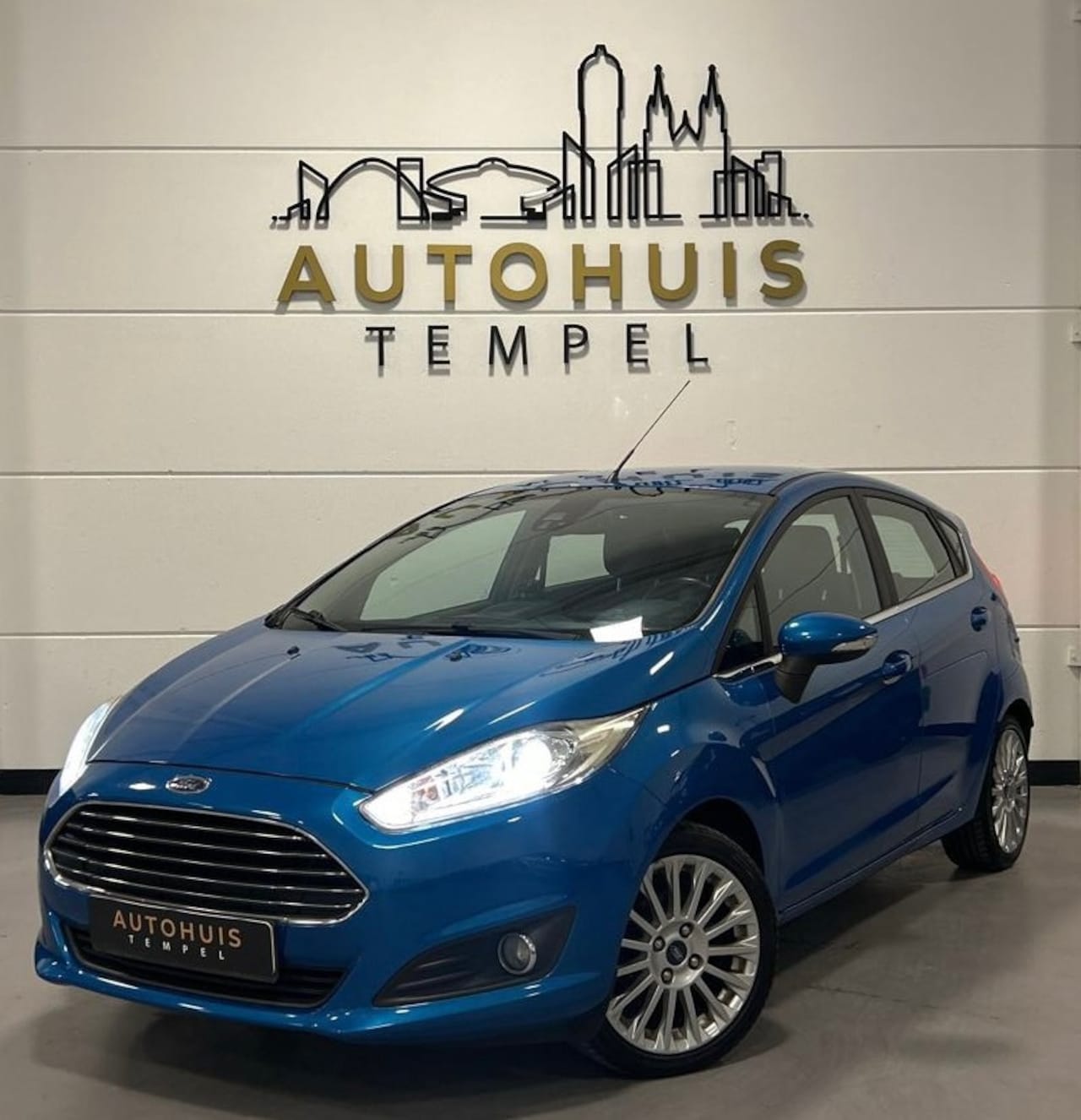 Ford Fiesta - 1.0 EcoBoost Titanium Nap Airco Cruise Climate Start/Stop Parkeersensoren Trekhaak - AutoWereld.nl