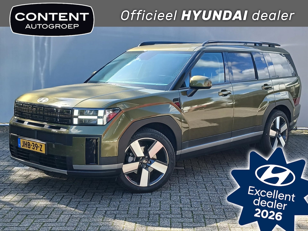 Hyundai Santa Fe - 1.6 PHEV 252pk Aut 4WD 7pl Comfort Plus Limited / Navi / Cruise / Climate - AutoWereld.nl