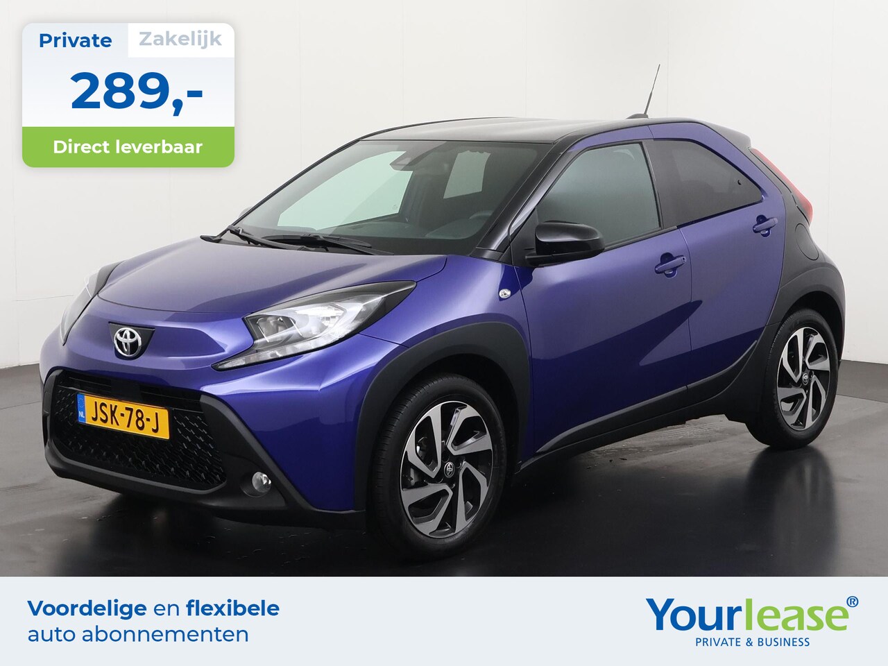 Toyota Aygo X - 1.0 VVT-i MT Play Two-Tone | All-in 289,- Private Lease | Direct uit voorraad - AutoWereld.nl