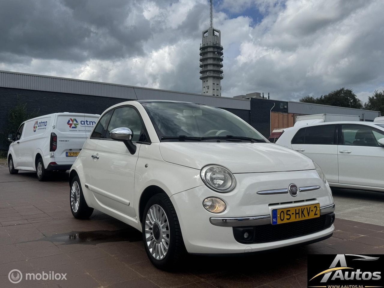 Fiat 500 - 1.2 Lounge- Panorama- Airco- Nap- Lage Km - AutoWereld.nl