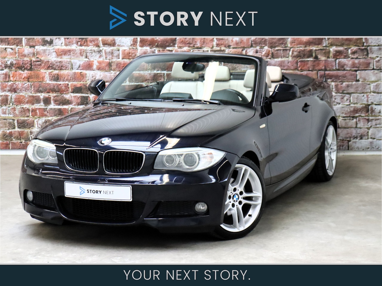 BMW 1-serie Cabrio - 118i High Executive M Sport Pakket / Navigatie Professional / Xenon / Leder / Hifi / Stoel - AutoWereld.nl