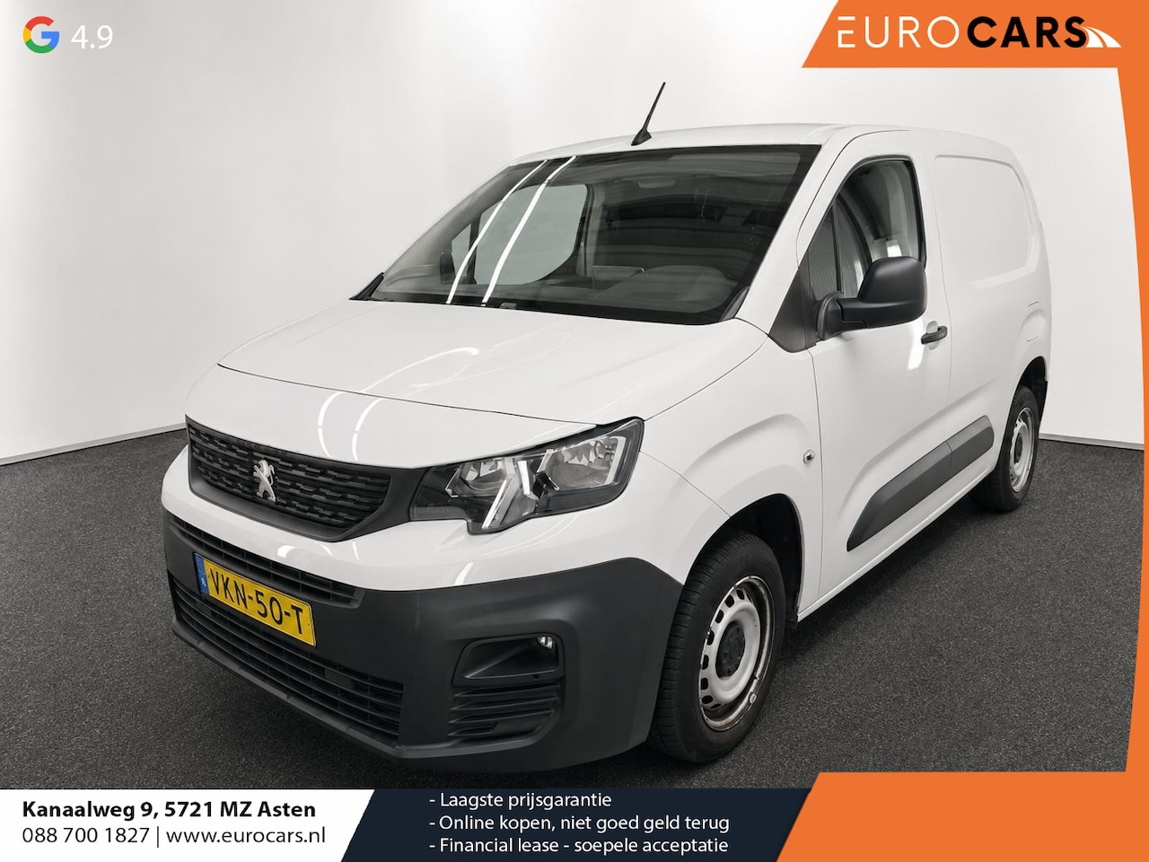 Peugeot Partner - 1.2 PureTech Premium Airco Navi Cruise Control Parkeersensoren achter Nederlandse auto met - AutoWereld.nl
