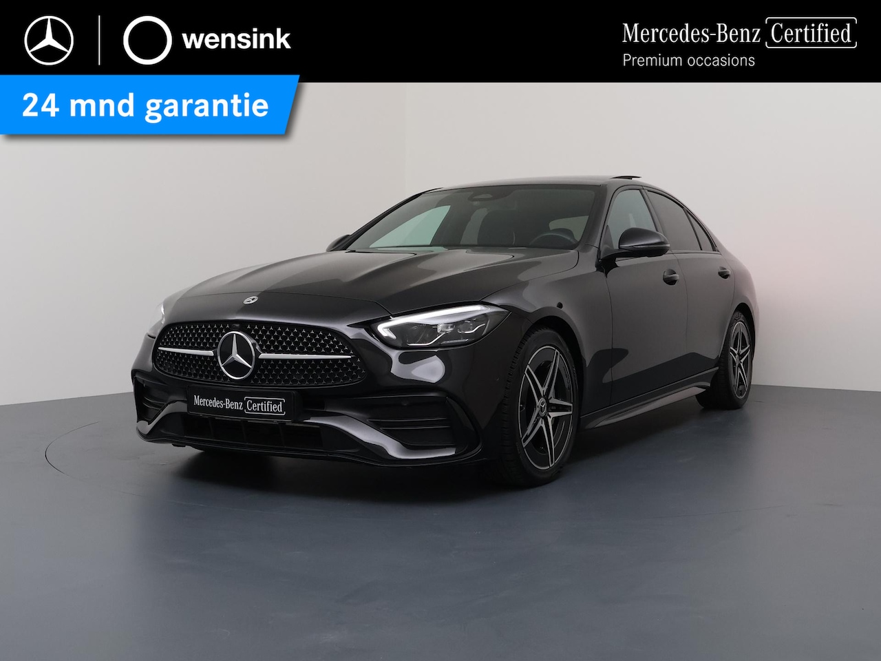 Mercedes-Benz C-klasse - 180 AMG Line | Achteruitrijcamera | Panorama-schuifdak | Sfeerverlichting | Nightpakket | - AutoWereld.nl