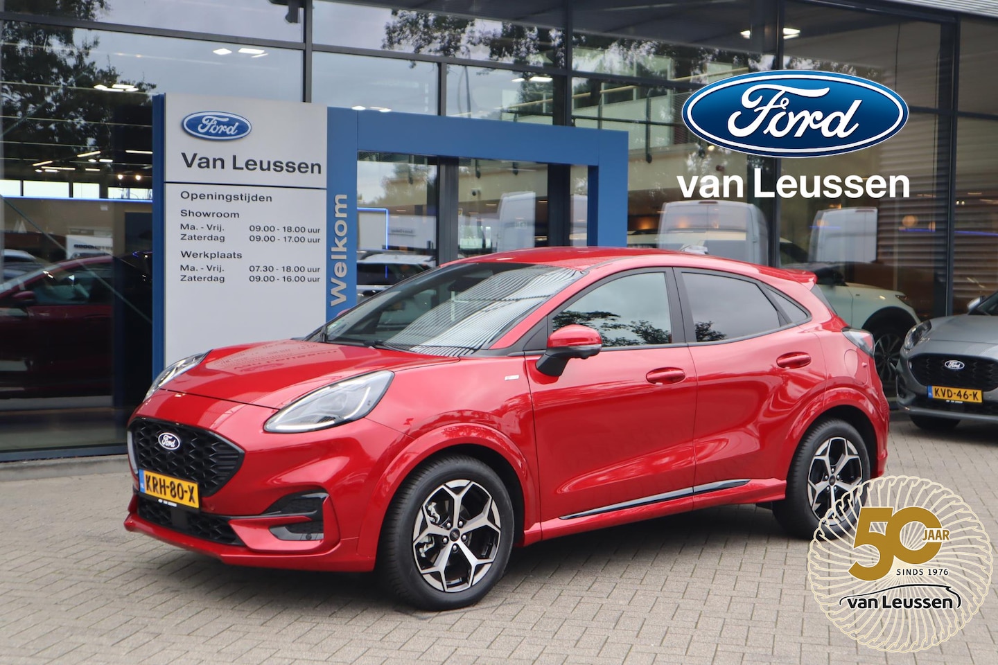 Ford Puma - 155PK HYBRID AUTOMAAT ST-LINE-X STOEL/STUURVERW. B&O BLISS SPORT-INTERIEUR 360°CAM ALL-SEA - AutoWereld.nl