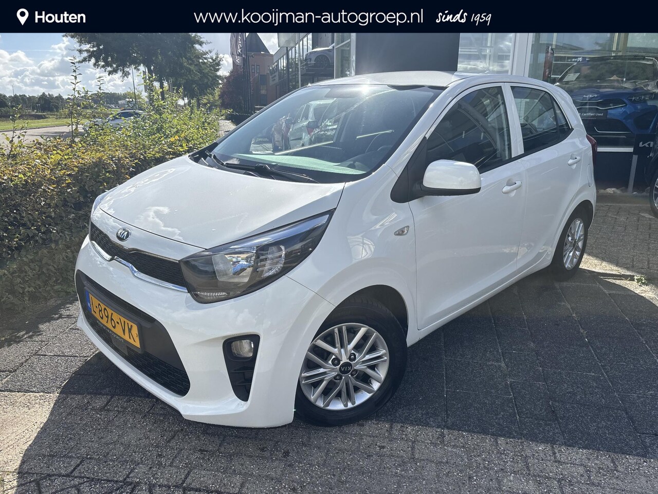 Kia Picanto - 1.0 DPi DynamicLine NW geleverd & Onderhouden, Achteruitrijcamera, Lichtmetalen Velgen, Cr - AutoWereld.nl