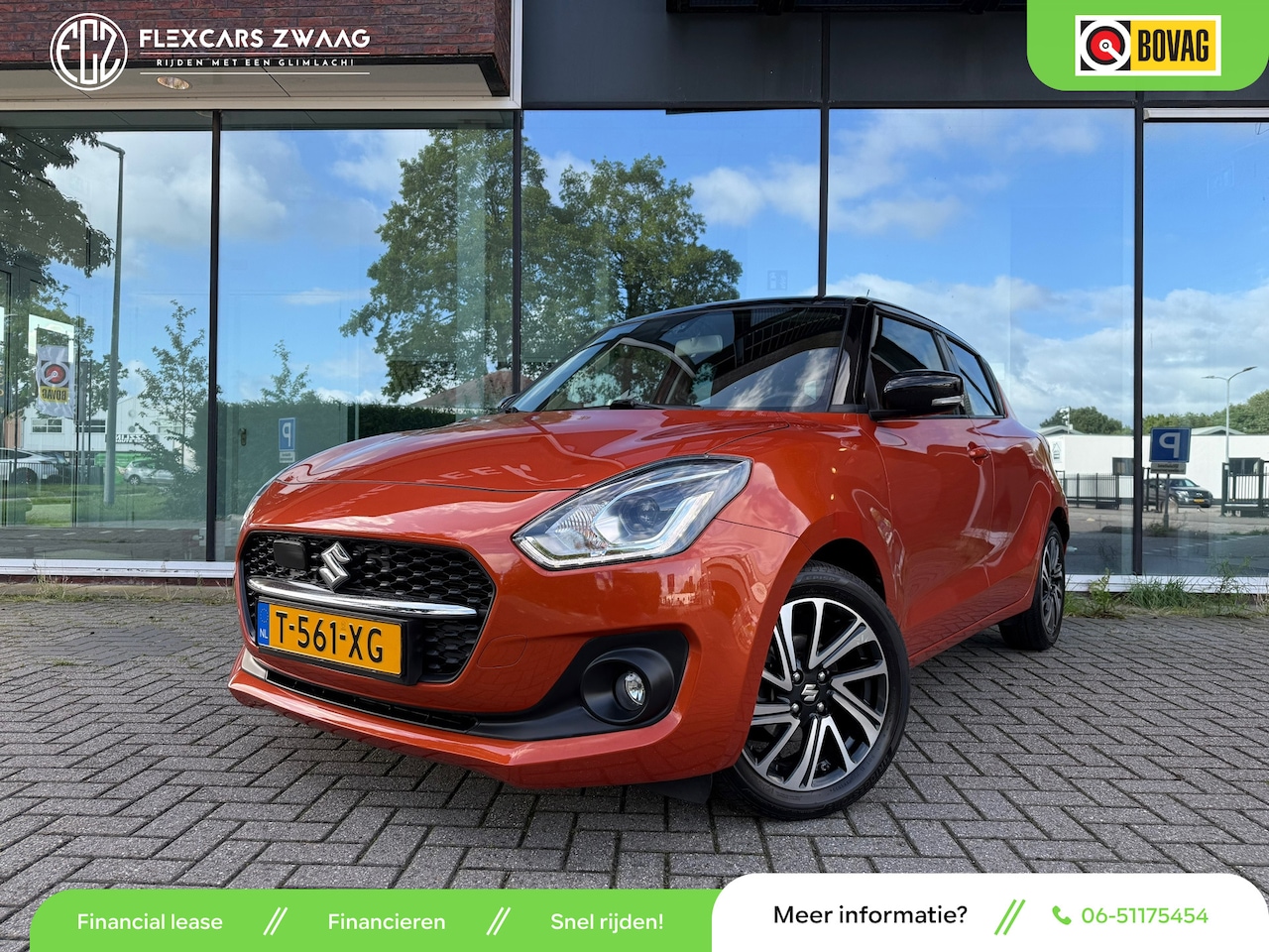 Suzuki Swift - 1.2 Style Smart Hybrid - Automaat - Camera - Media Apple/Android - Winterpakket- Org.NL - AutoWereld.nl