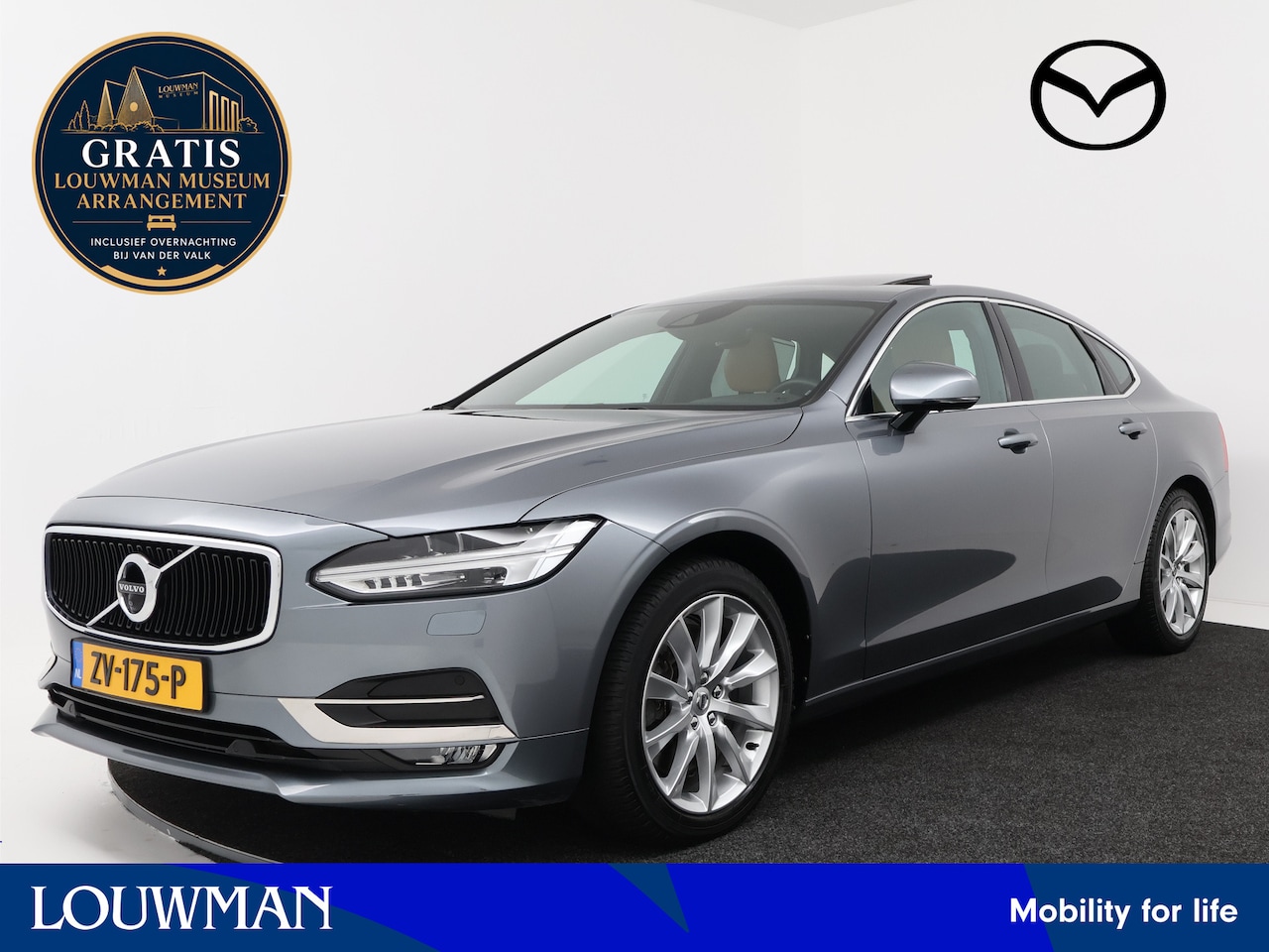 Volvo S90 - 2.0 T5 Momentum Business | 255 pk | Schuifdak | Bowers & Wilkins Audio | Head-up Display | - AutoWereld.nl