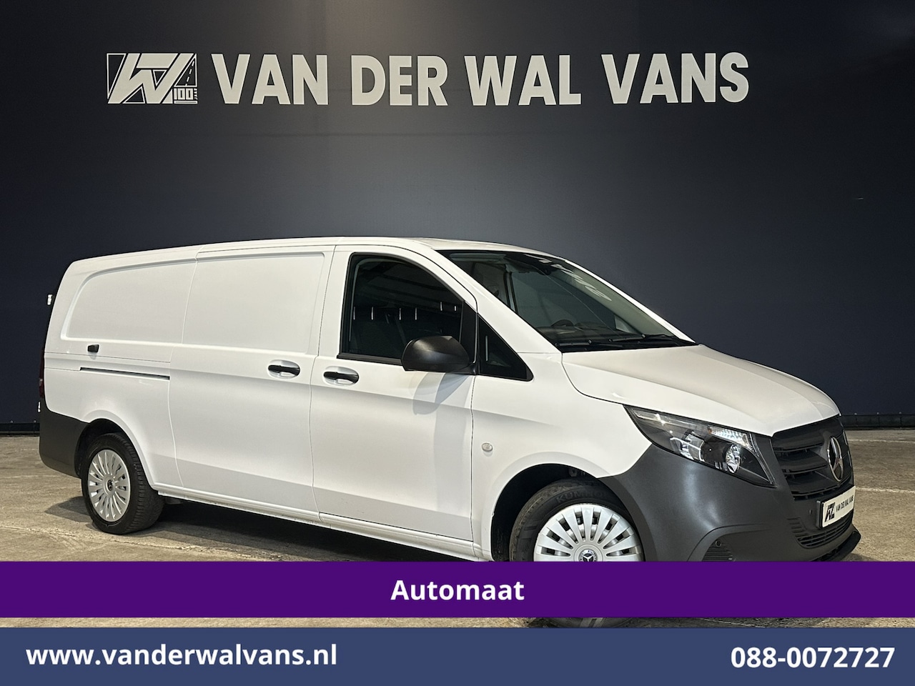 Mercedes-Benz Vito - 116 CDI 164pk 9G-Tronic Automaat L3H1 Euro6 Airco | Camera | Navigatie | Adaptieve Cruisec - AutoWereld.nl