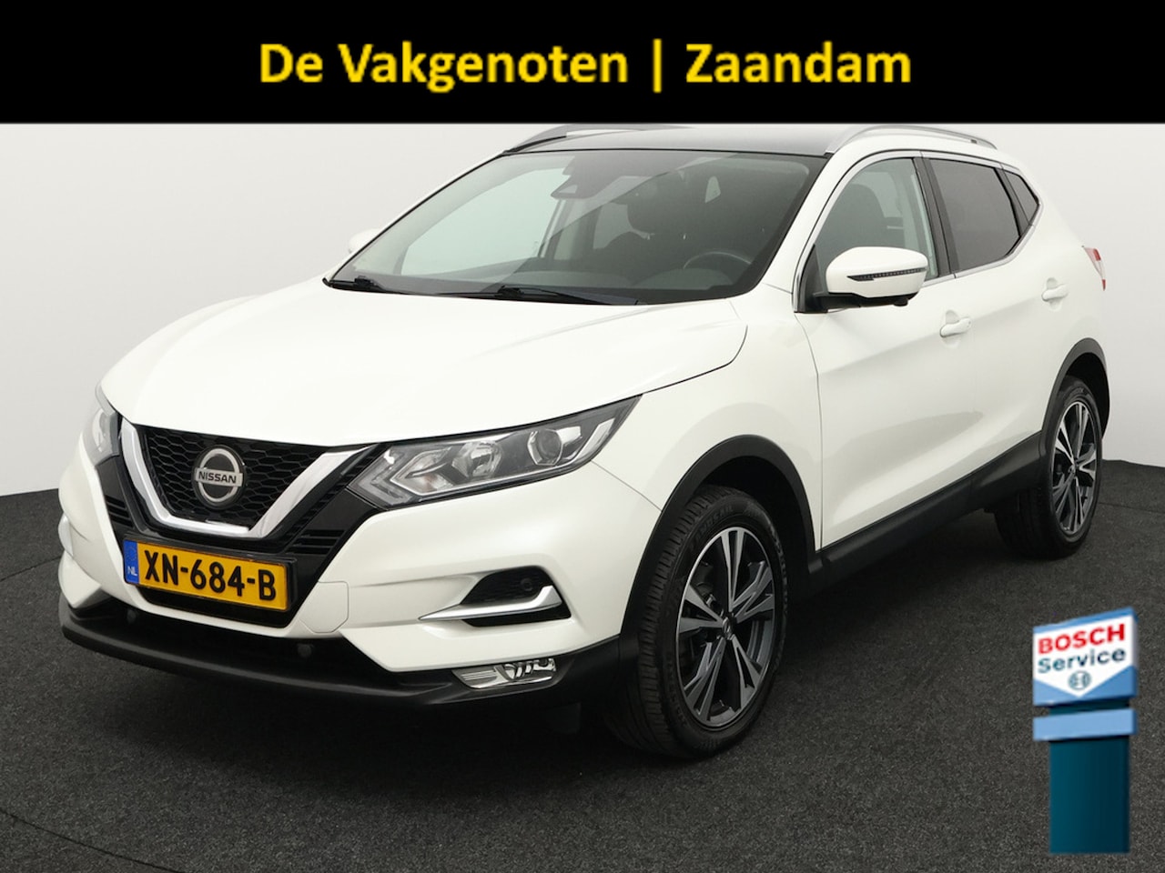 Nissan Qashqai - 1.2 N-Connecta Bluetooth, panorama dak, Cruise control, Parkeersensor voor en achter, Keyl - AutoWereld.nl