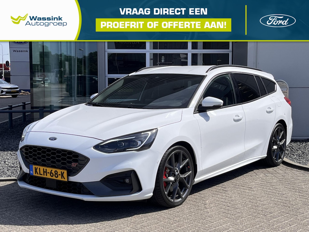 Ford Focus Wagon - 2.3 EcoBoost ST-3 Volledig onderhoud | Winter pack | B&O Audio | trekhaak wegklapbaar | El - AutoWereld.nl