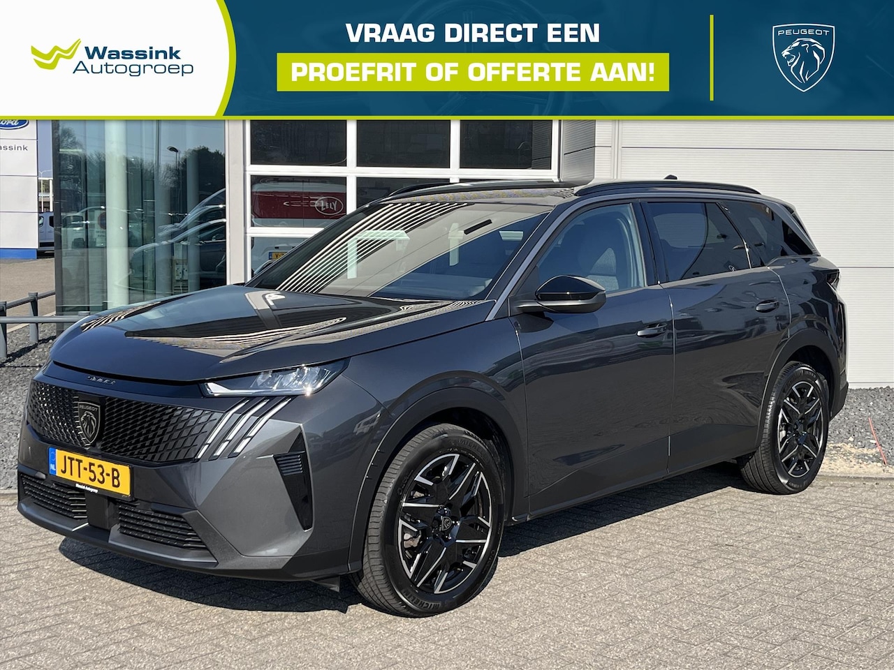 Peugeot 5008 - 1.2 Hybrid 136pk e-DCS6 Allure | Navigatie | 7 Stoelen | Camera Achter | Carplay | - AutoWereld.nl