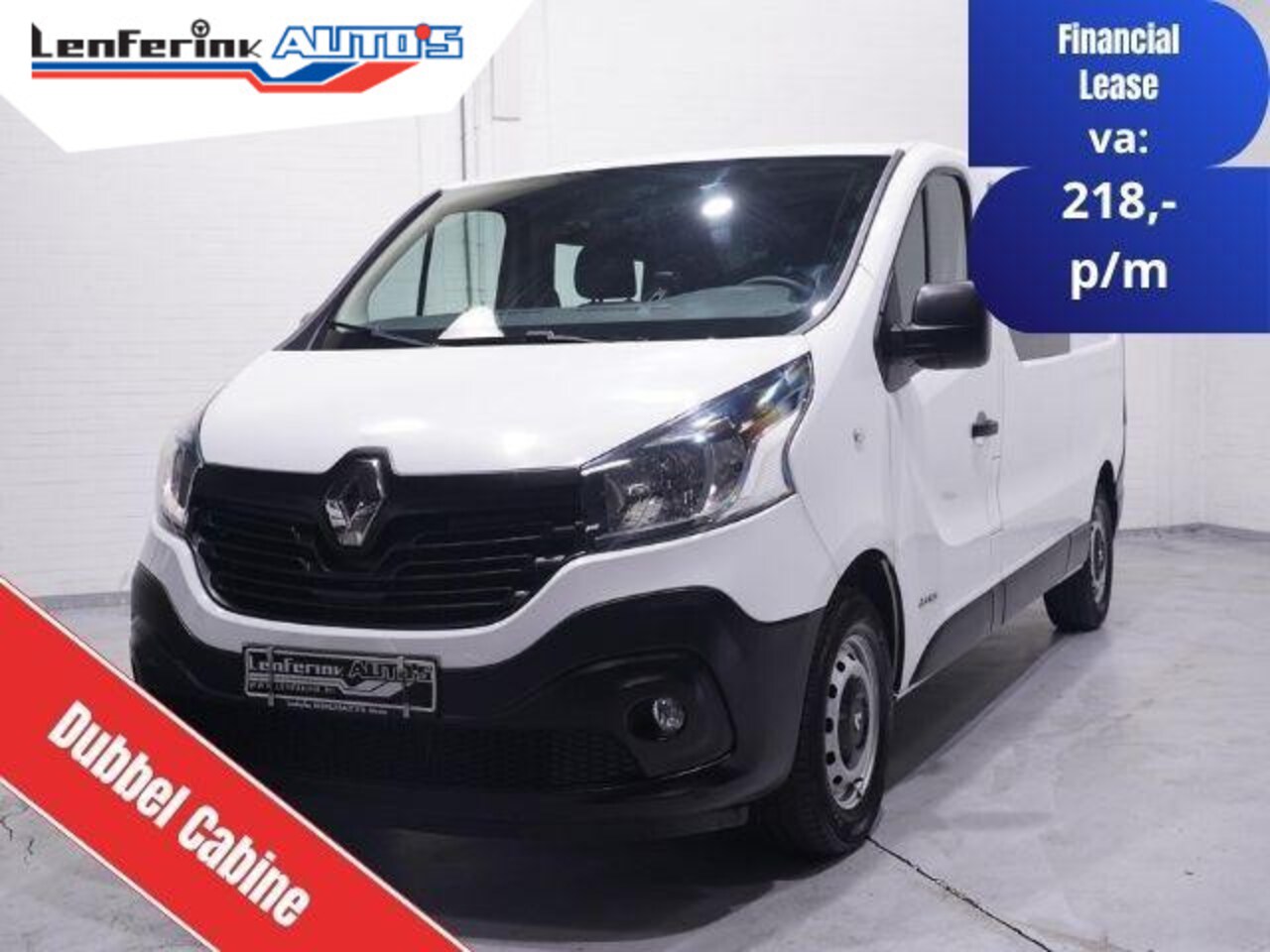 Renault Trafic - 1.6 dCi 145 pk L2 Dubbel Cabine Apple Carplay, Airco, Camera, Keyless Entry, 6-Zits - AutoWereld.nl