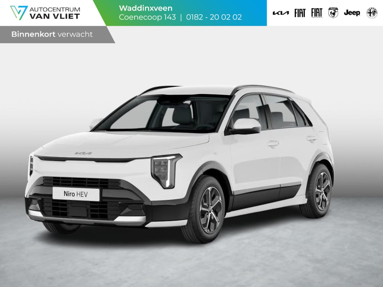 Kia Niro - 1.6 GDi Hybrid DynamicLine | Actieprijs* | Navi. | Clima. | Adapt. Cruise. | Parkeersensor - AutoWereld.nl