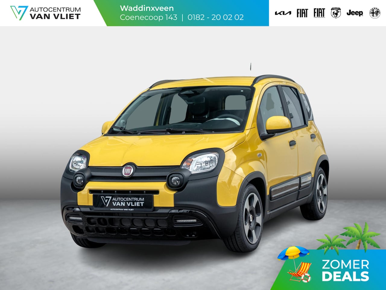 Fiat Pandina - Cross | Airco | Cruise | Dakrails | 15" | PDC | Apple Carplay - AutoWereld.nl