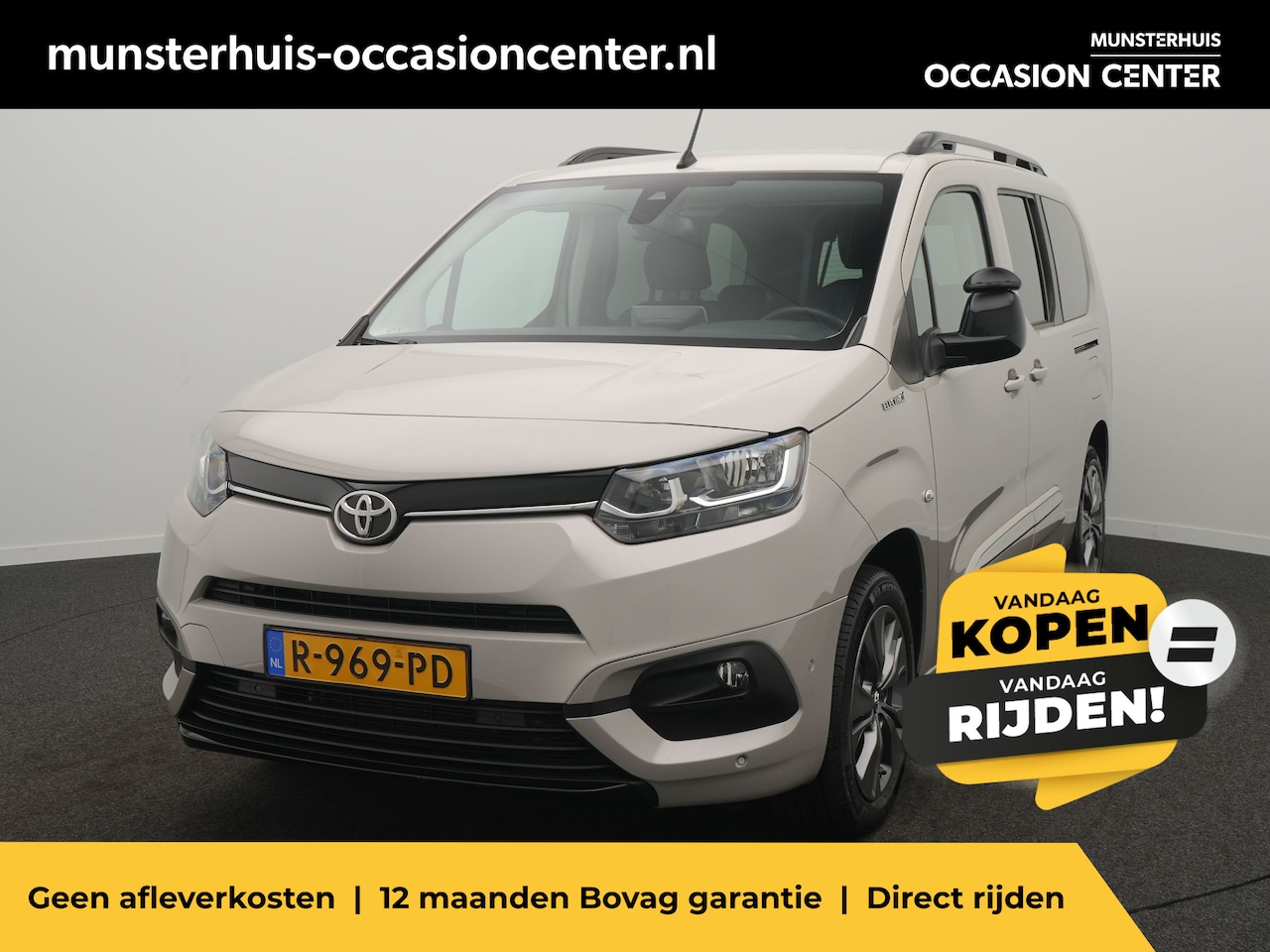 Toyota PROACE CITY Verso Electric - Dynamic Long 50 kWh - Volledig Elektrisch! - Achteruitrijcamera - Apple Carplay - Android - AutoWereld.nl
