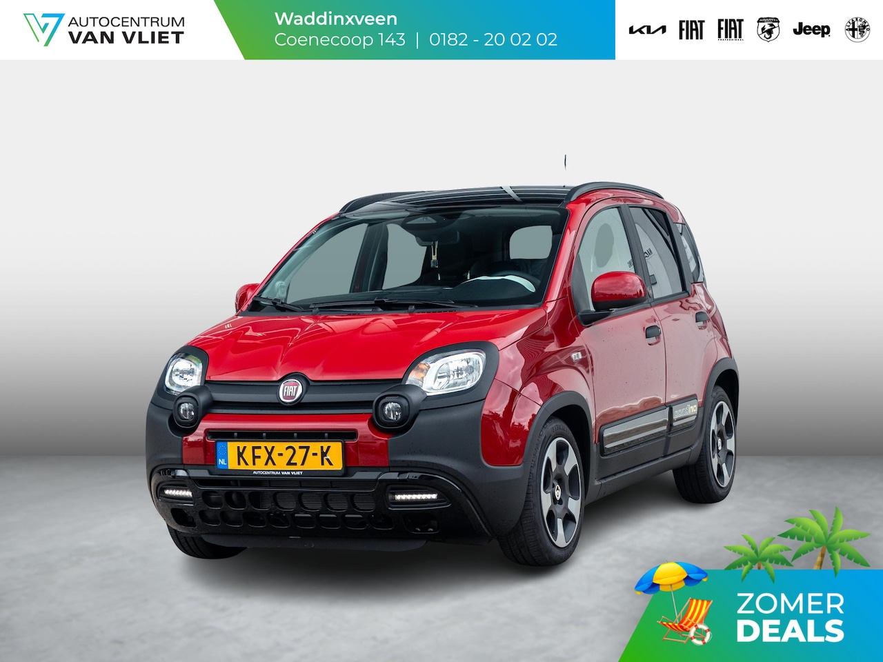 Fiat Pandina - Cross | Airco | Cruise | Dakrails | 15" | PDC | Apple Carplay - AutoWereld.nl
