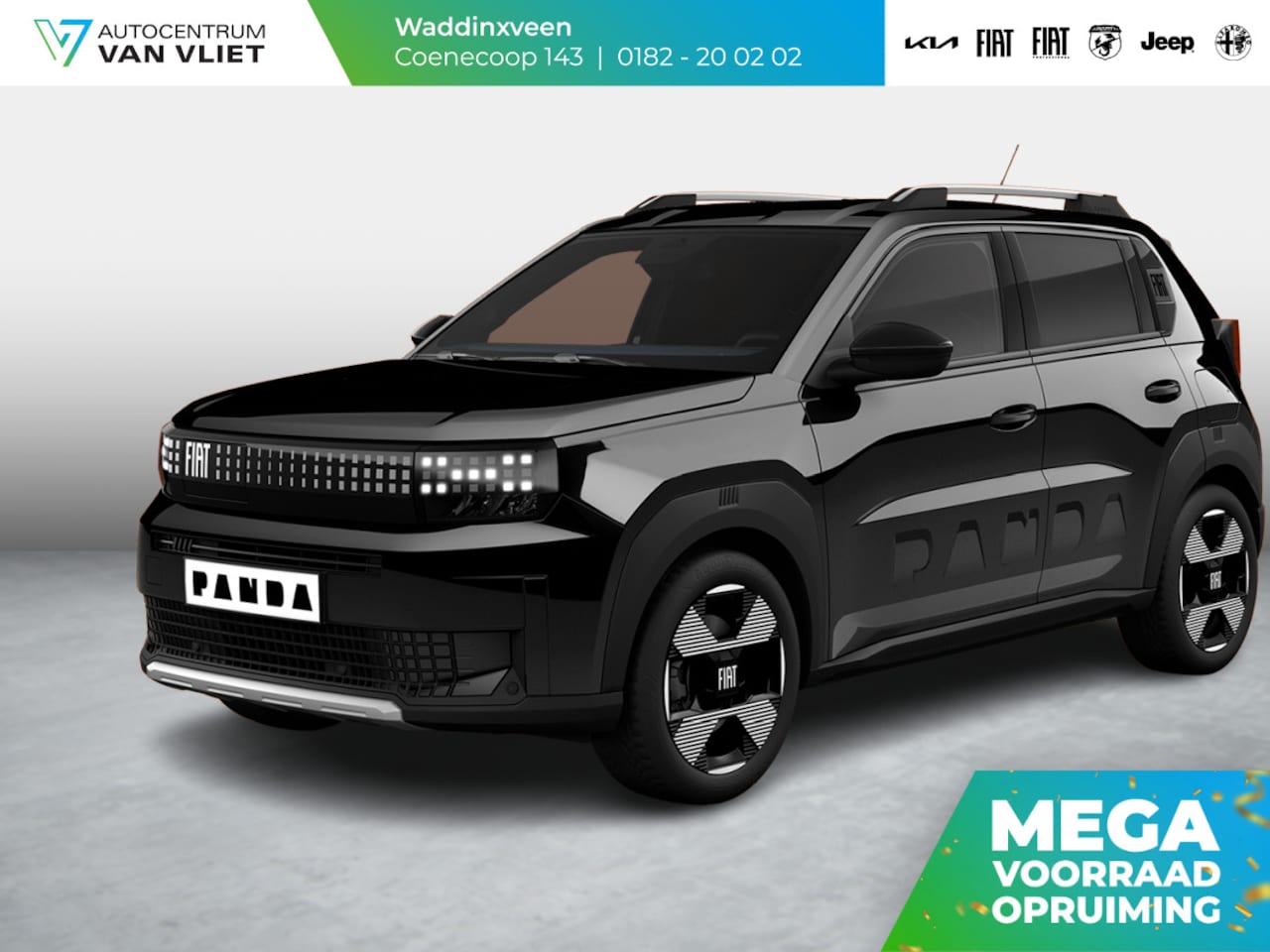 Fiat Grande Panda - La Prima 7,4 kW 44 kWh | Uit voorraad leverbaar | Clima | Cruise | Camera | Apple Carplay - AutoWereld.nl