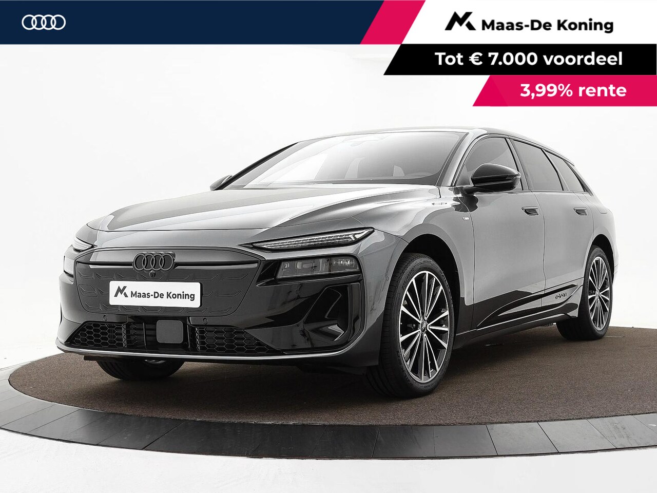 Audi A6 - e-tron S edition 83 kWh 286 PK · Trekhaak elek. wegklapbaar · Zwarte lederen sportstoelen - AutoWereld.nl