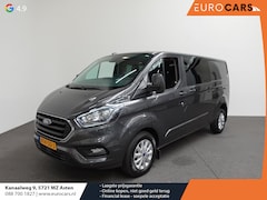 Ford Transit Custom - 300 2.0 TDCI L2H1 Limited Dubbele Cabine Navi Airco 2 Schuifdeuren Trekhaak PDC voor & ach