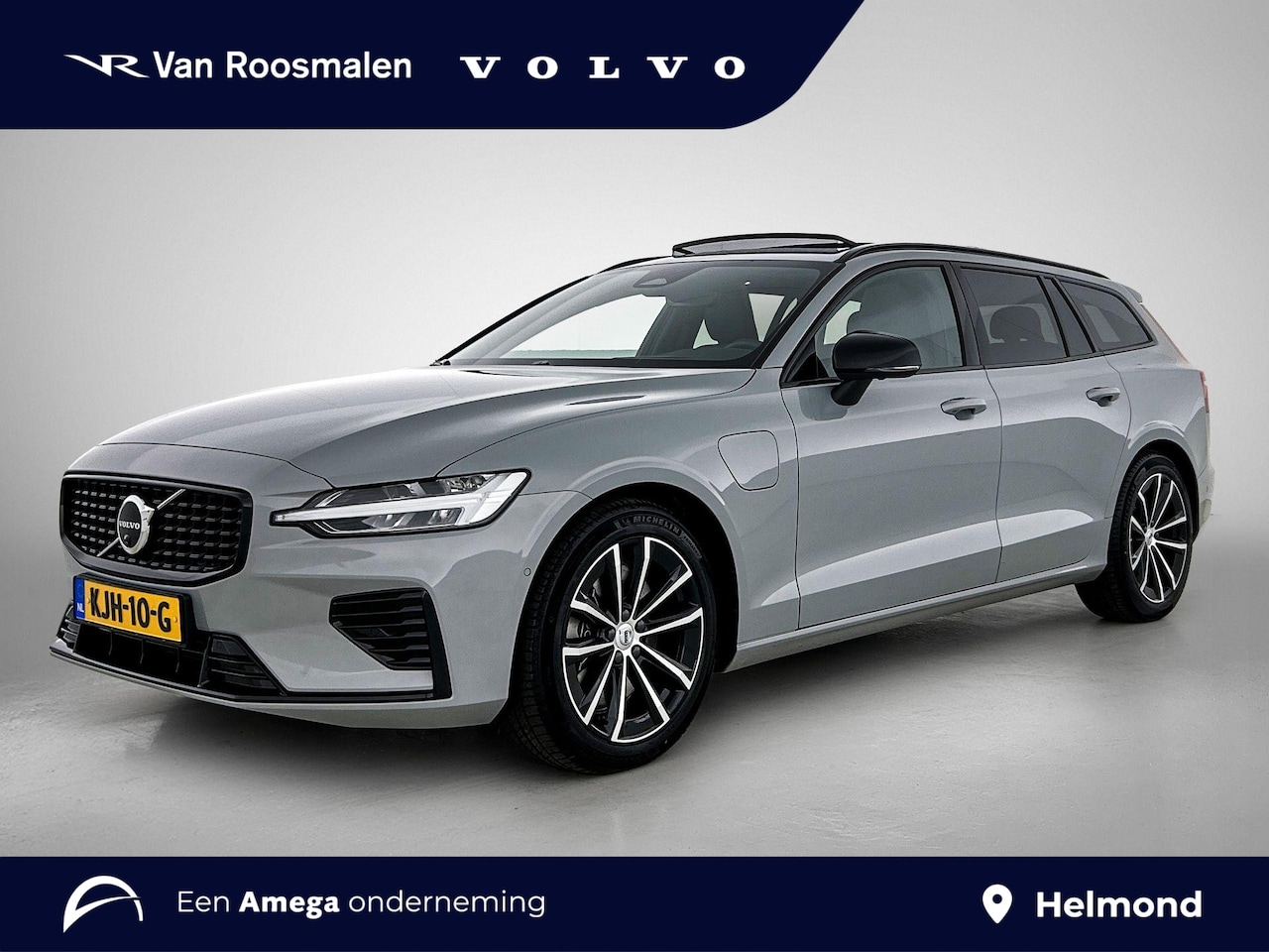 Volvo V60 - 2.0 T8 Plug-in hybrid AWD Plus Dark | Panorama dak | Sportstoelen | Apple Carplay | Stoelv - AutoWereld.nl